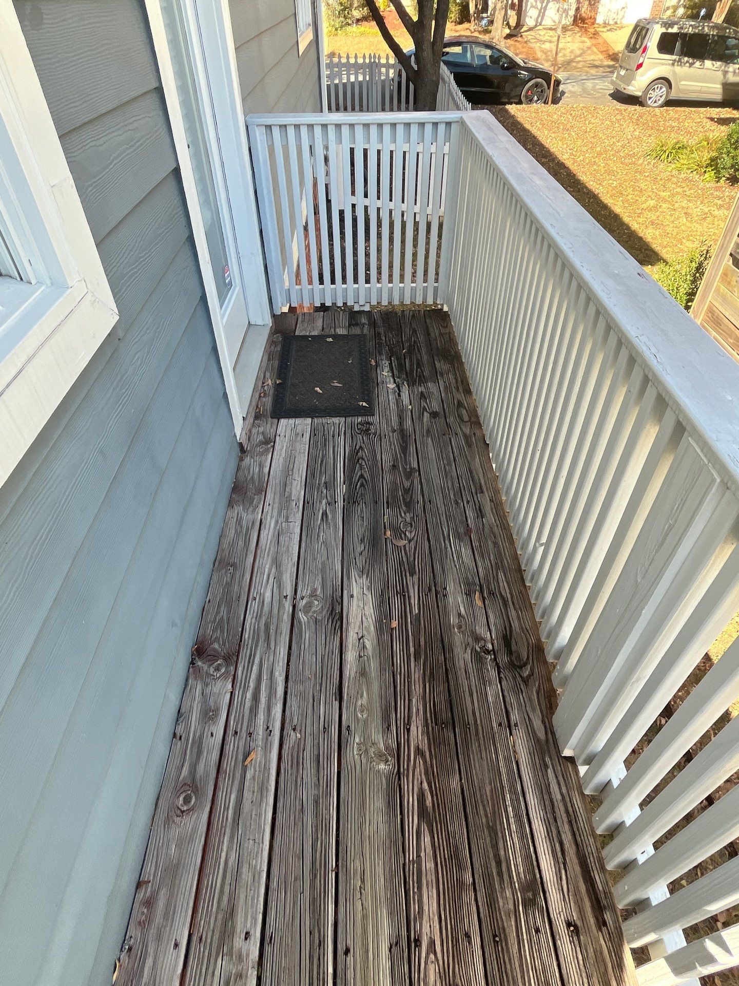 Atlanta, GA Deck Rebuild and Pergola Build using Deckorators Venture Series Decking, Trex Composite Railing, and Pressure Treated Pine by Nelson Exteriors 