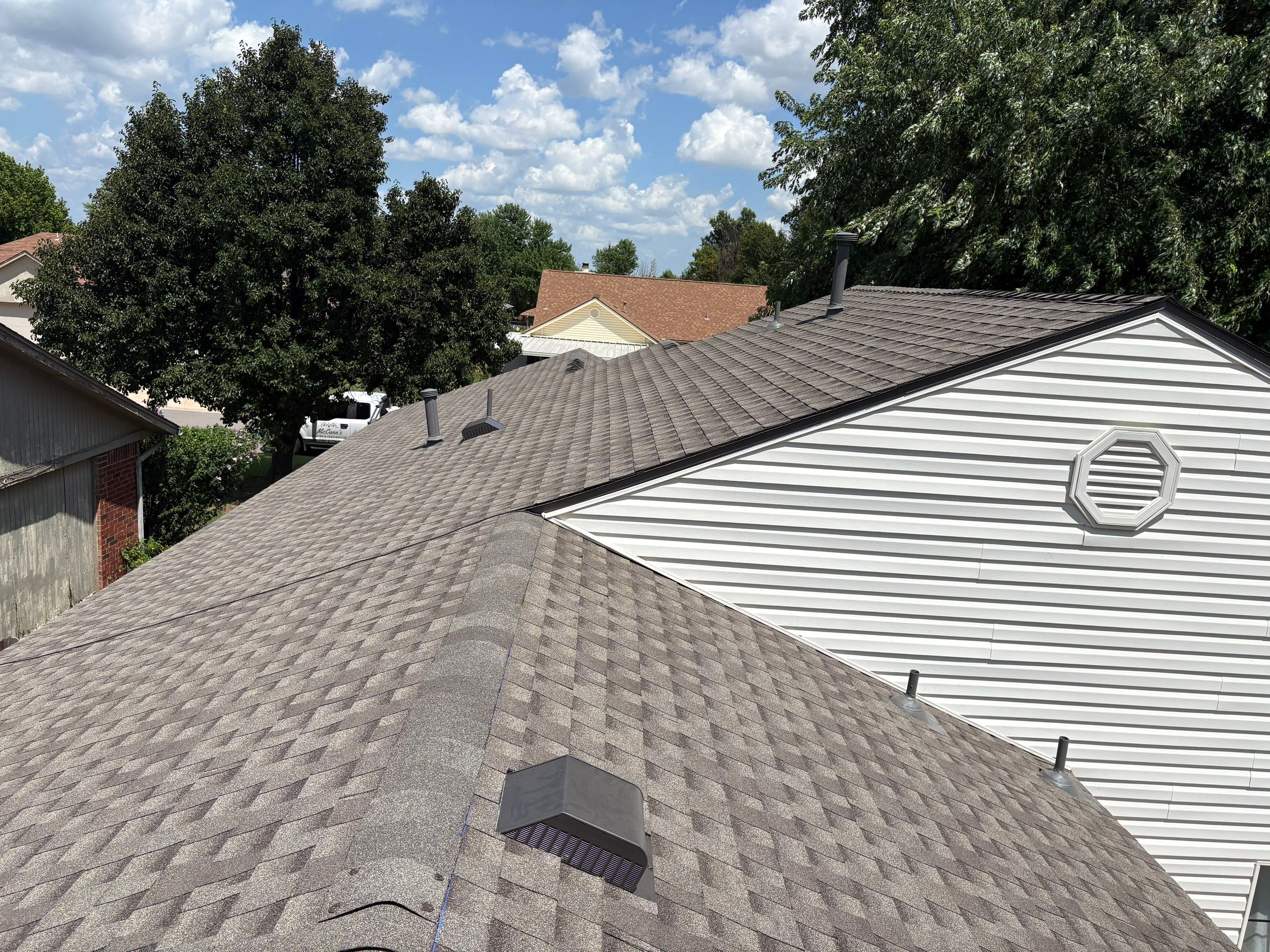 roof replacment in Yukon by McCann's Roofing and Construction