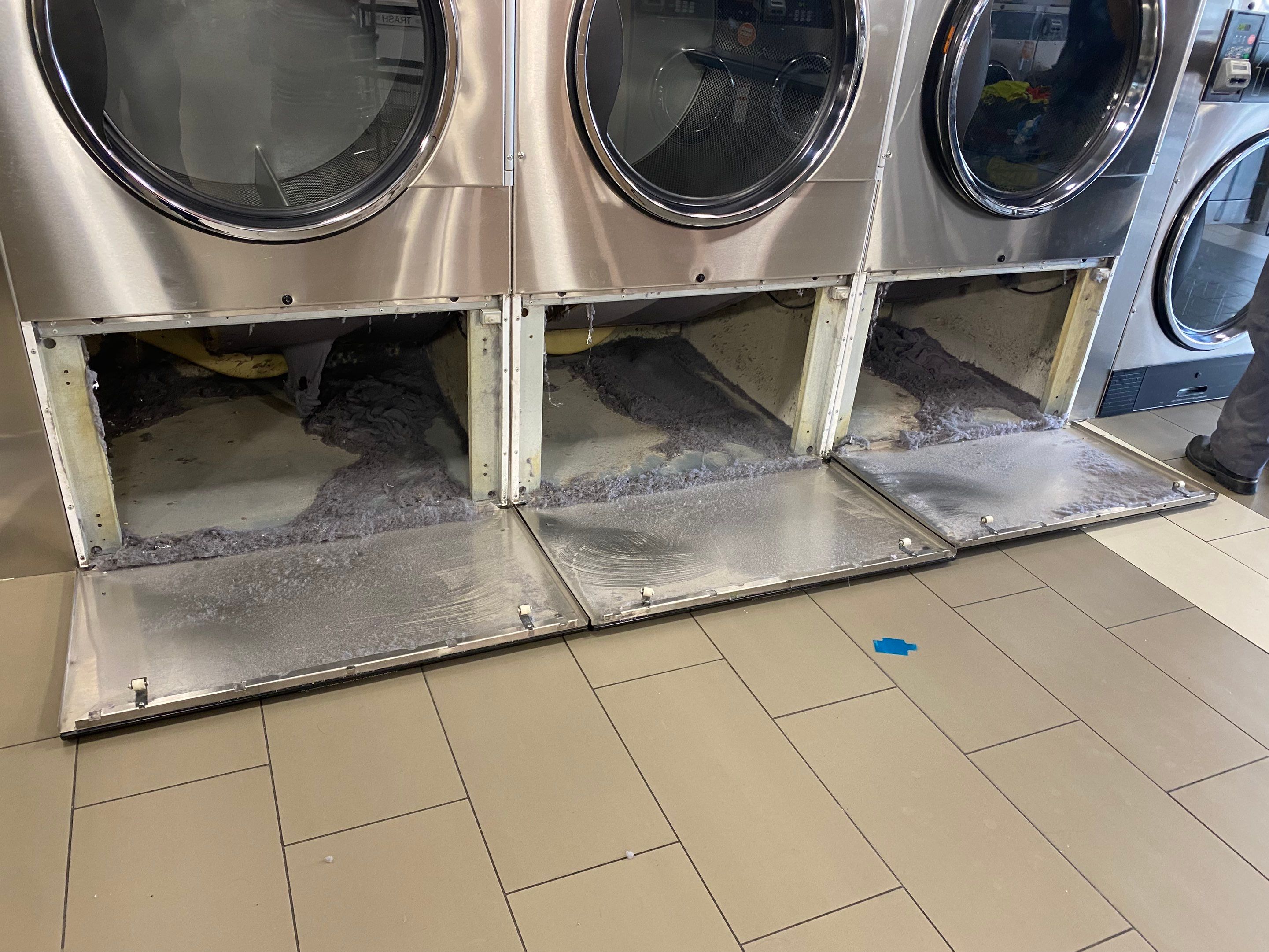Laundromat Dryer Vent Cleaning Houston, Texas by Peach State Dryer Vents & Air Ducts