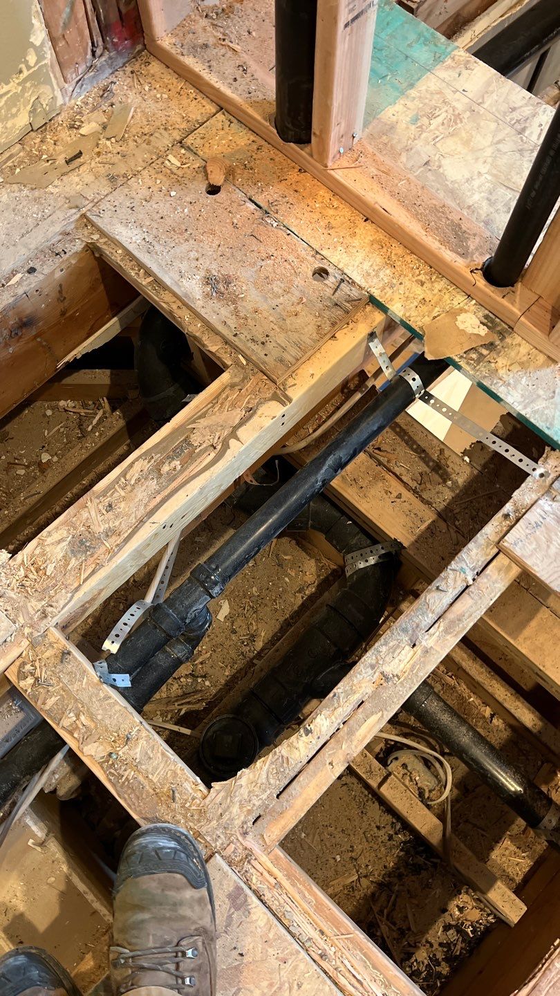 Two Bathroom Remodel  by Plumbing Connect Systems LLC