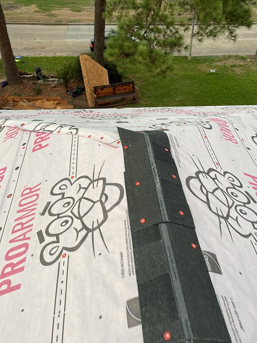 Residential Roofing Installation using Owen's Corning Duration (Lifetime) Shingles by Roof Repair Company
