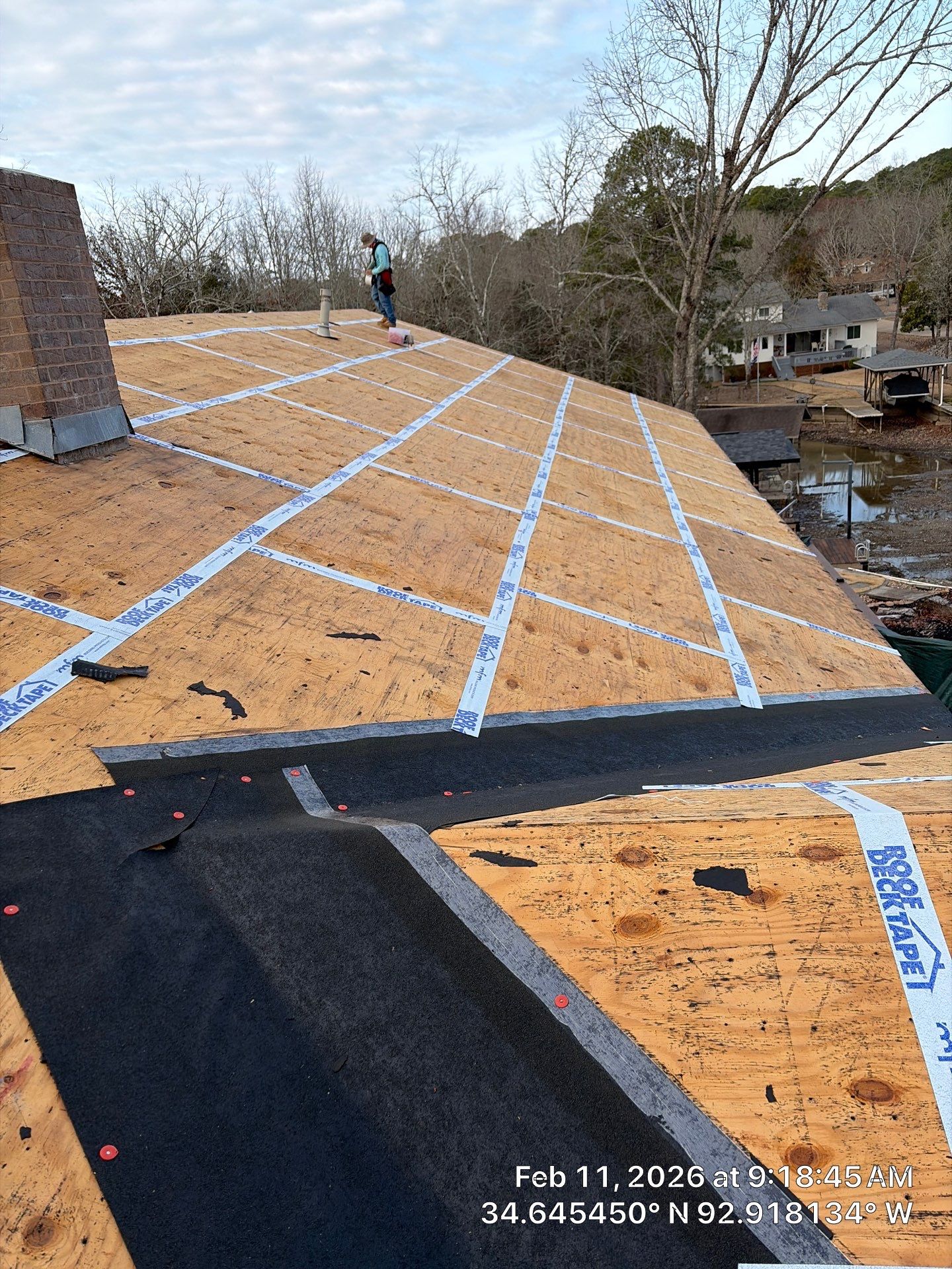 GAF Timberline HDZ Shingle Roof Installation in Hot Springs Village by Temple Roofing and Exteriors