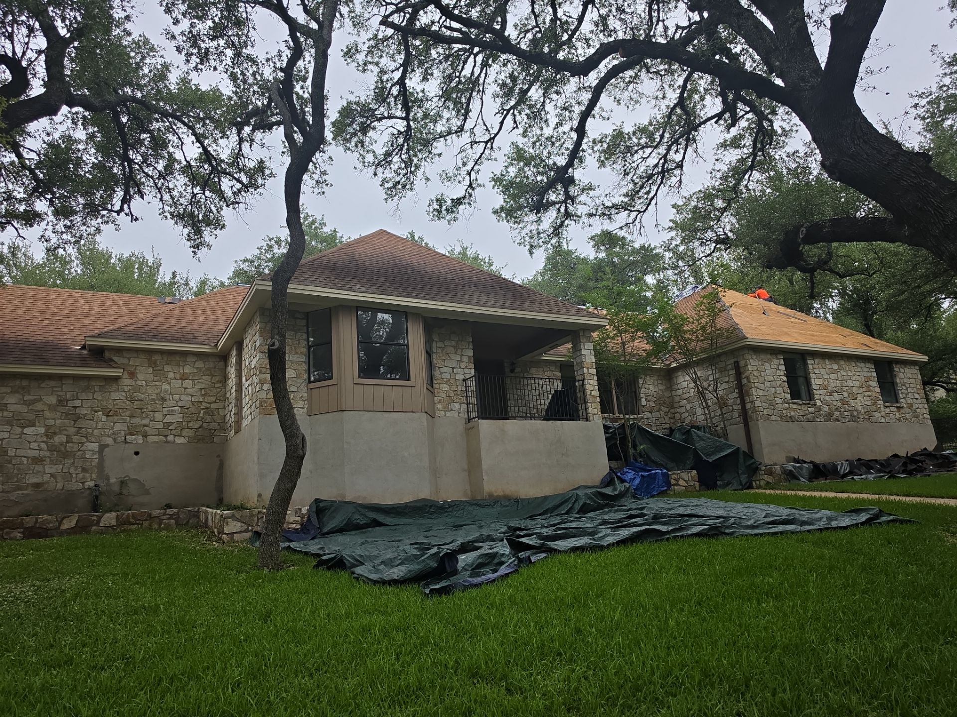 Lots of roof in Anderson Mill, TX by REPS Austin Area Roofer