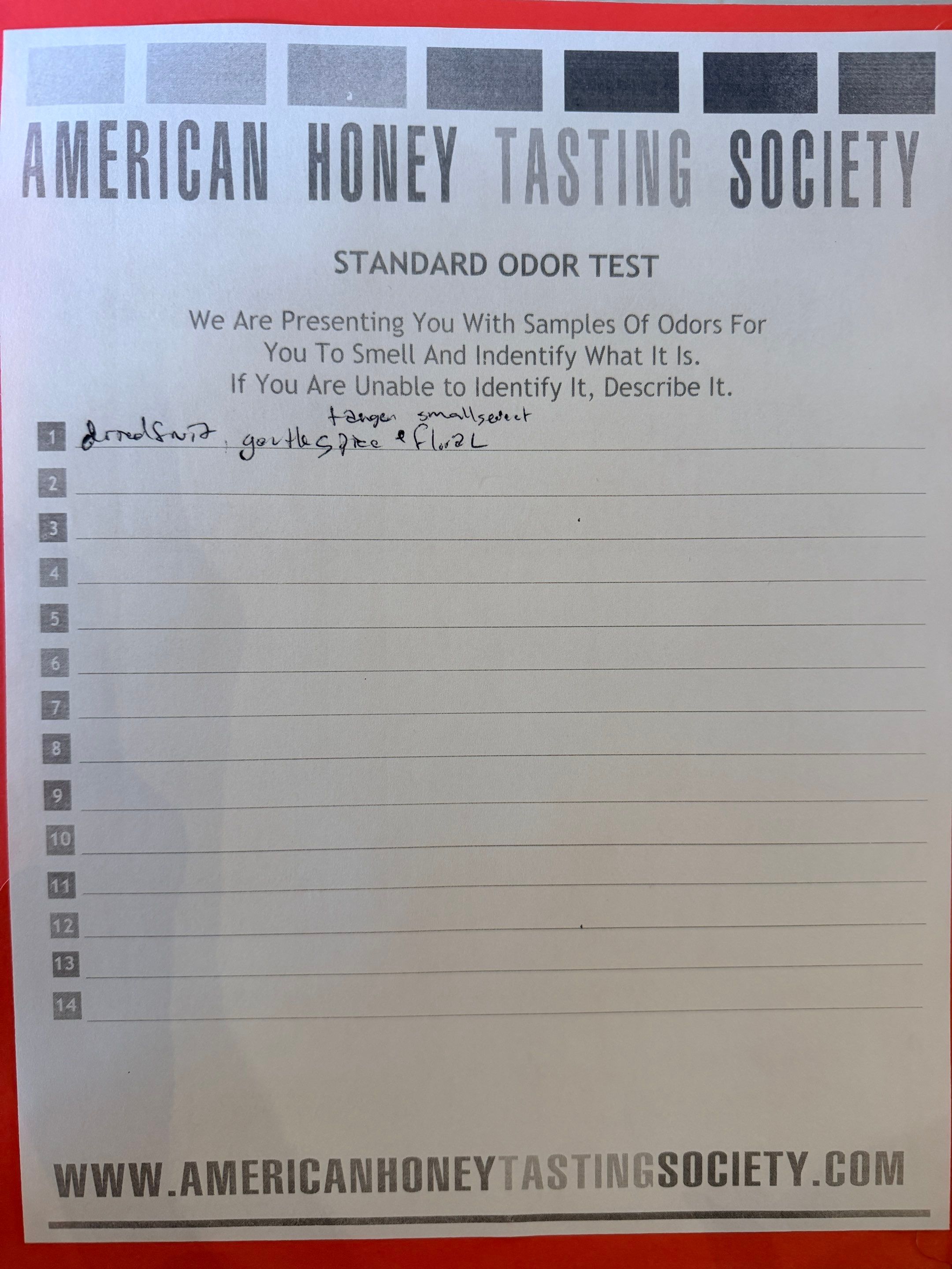 Sensory Honey Evaluation and Tasting Workshop in Dallas by Rockwall Honey Bee Company
