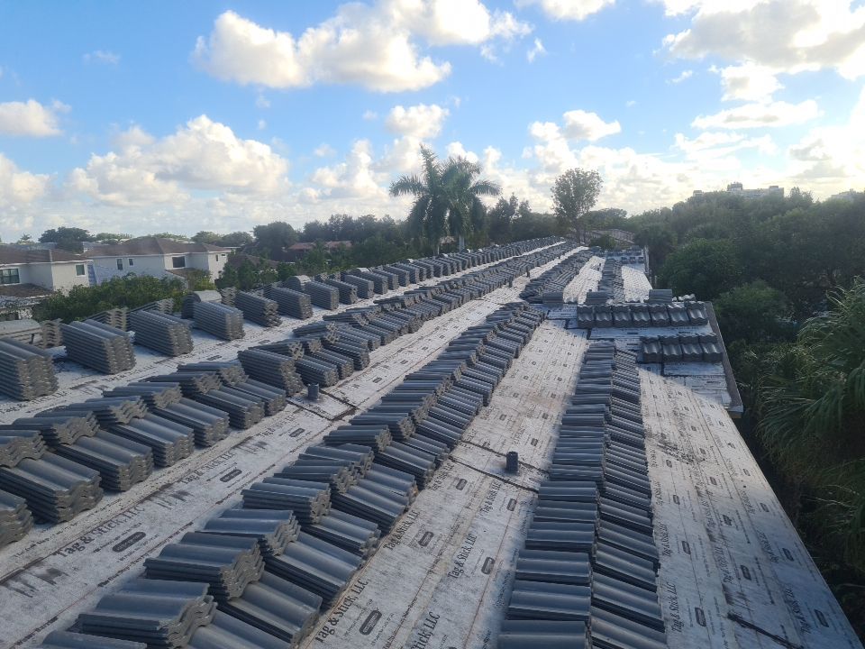 Residential Roofing Installation using Eagle Roofing Tile by BLUES BROTHERS ROOFING
