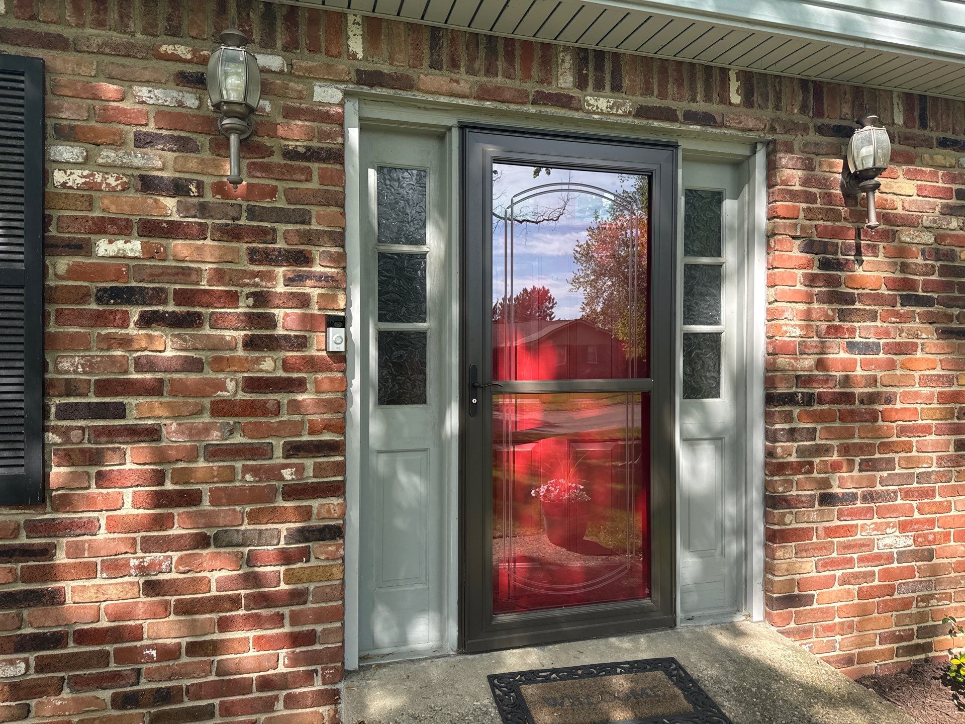 Custom Front Entry Door with Sidelights Installation in Indianapolis by Merrifield Exteriors, LLC
