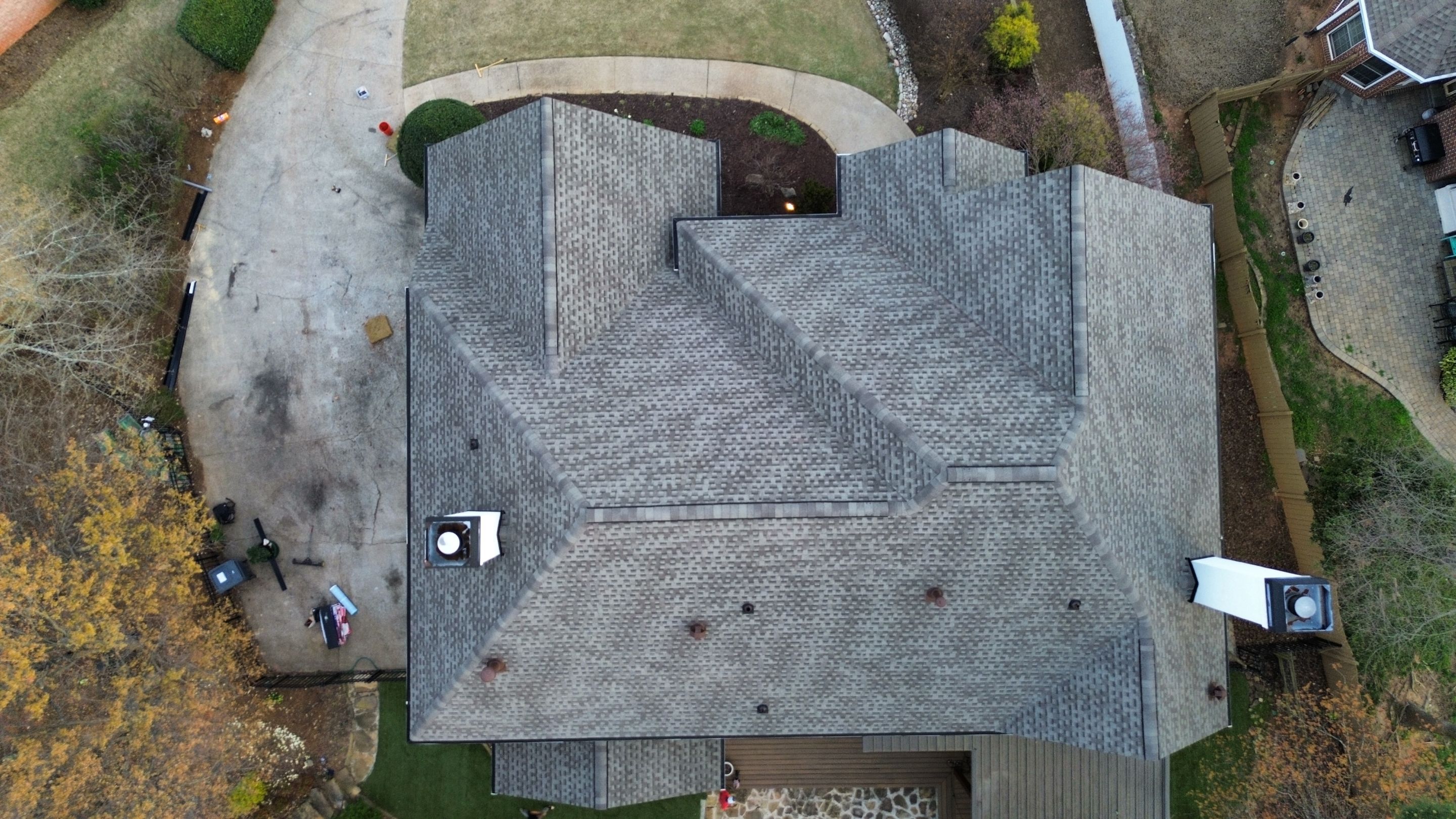 Roswell, GA Roof Replacement, GAF HDZ Weathered Wood by Reset Roofing