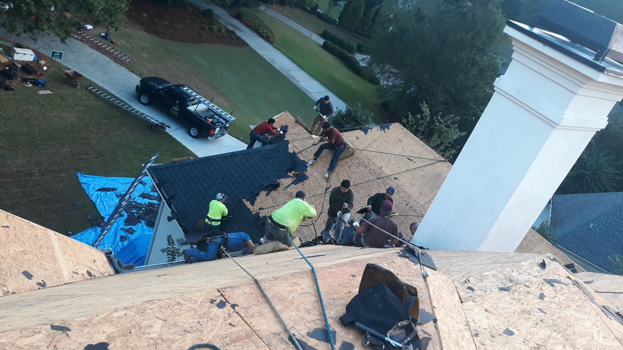 Residential Roofing Installation using GAF by Georgia Roof Advisors