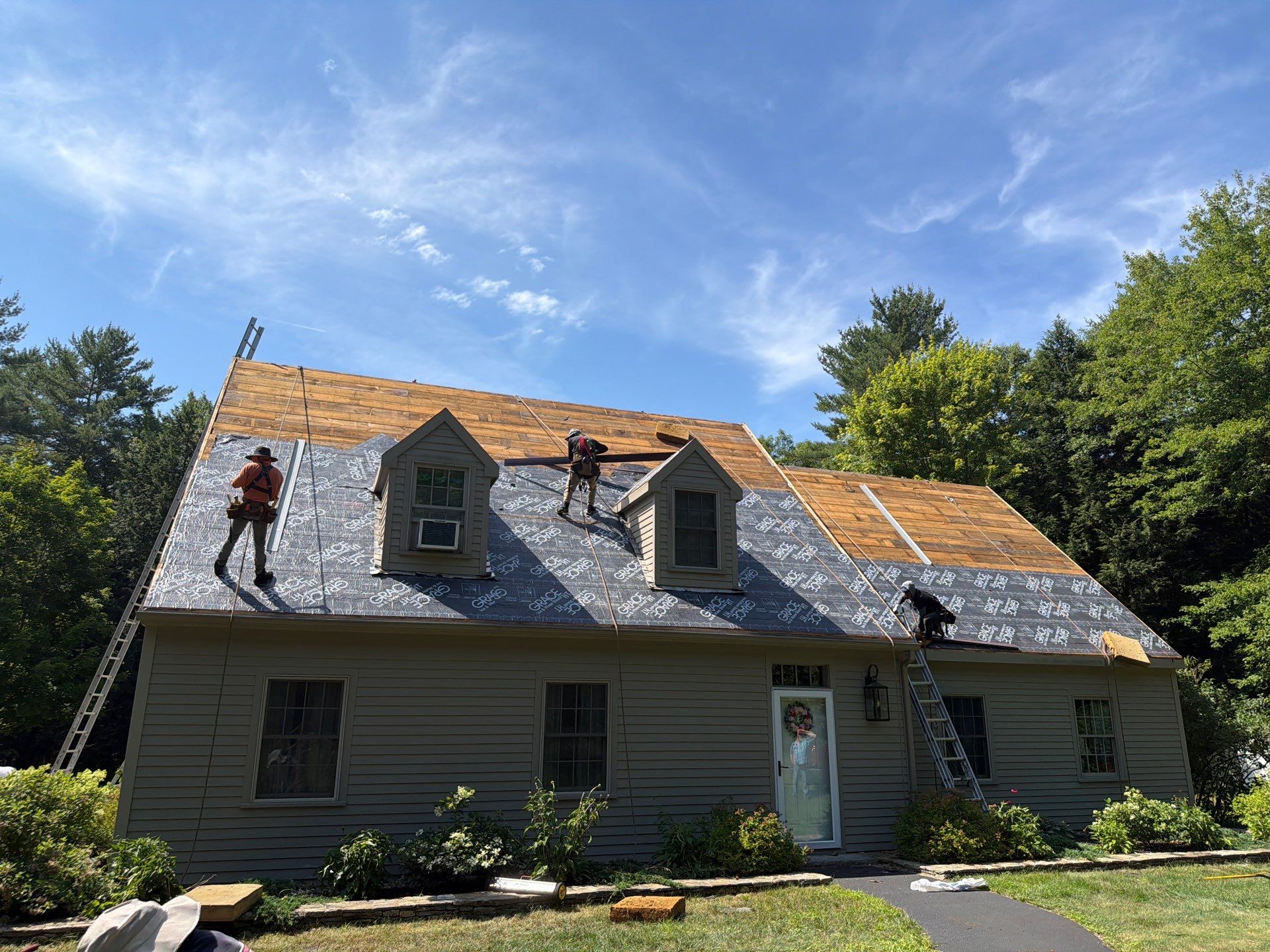 New Roof Replacement in New Gloucester, Maine by Tall pine roofing