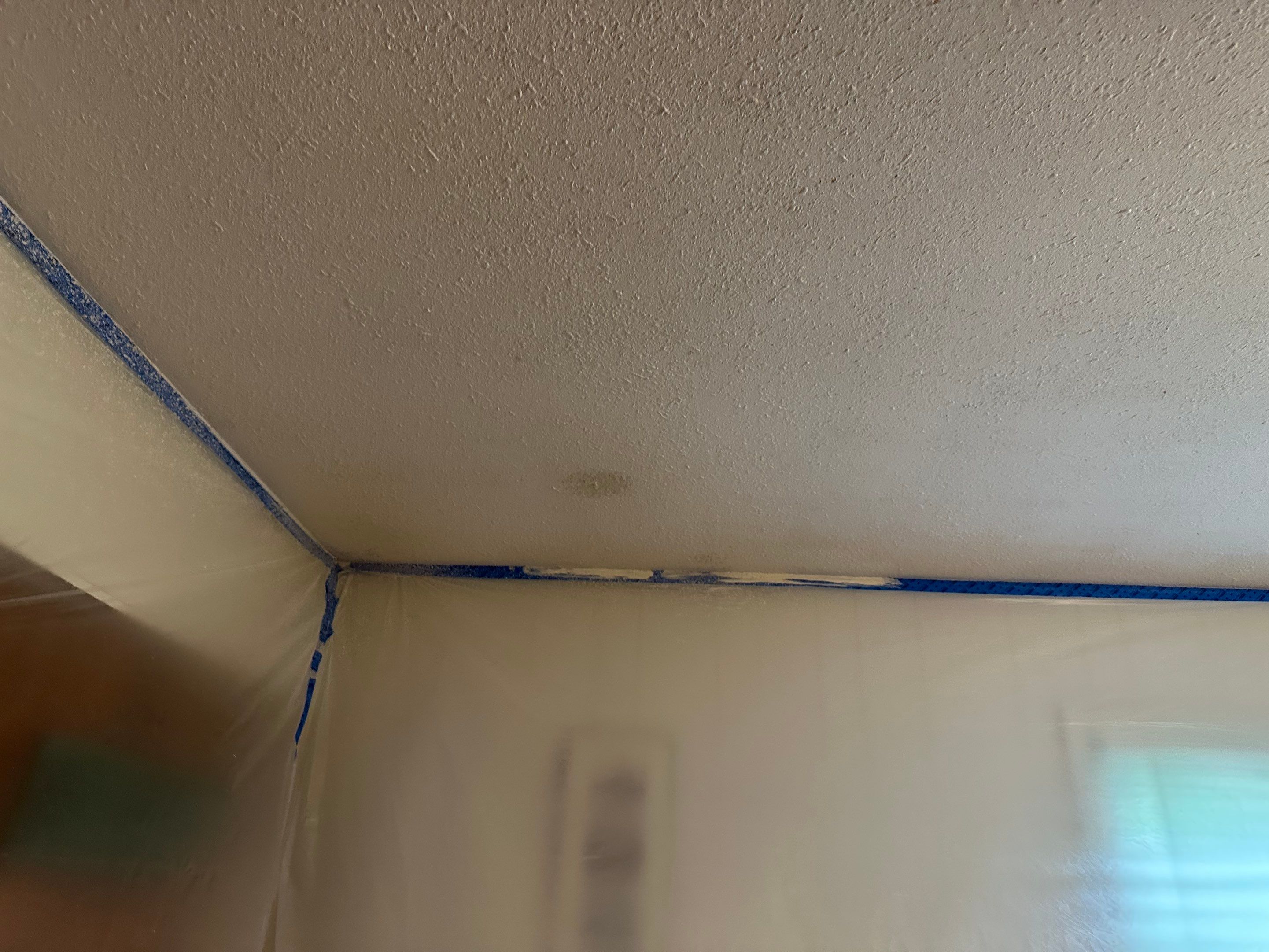 Interior Painting in Gilmer, TX | From Stains & Spots to Fresh White Room by Quality Coats Painting