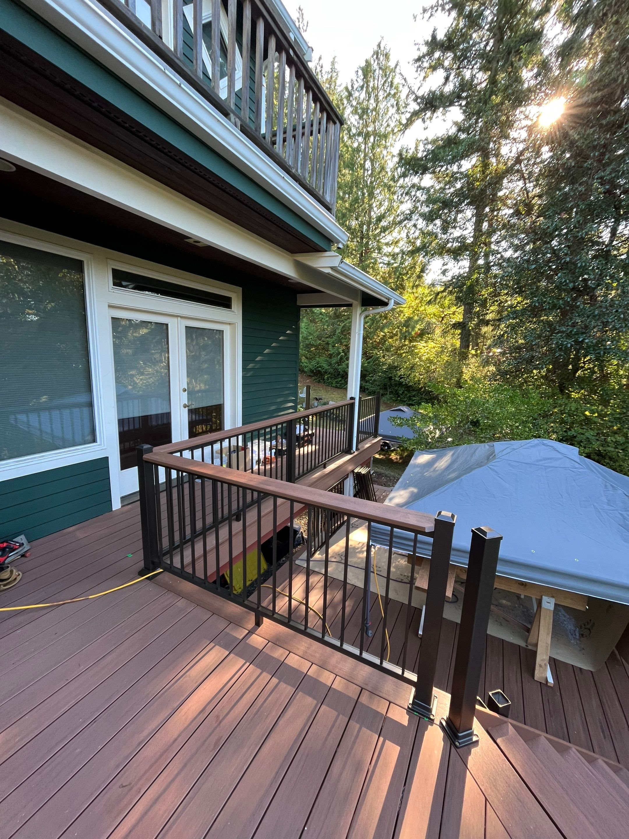 Vashon Deck Resurface by Alki deck builders 