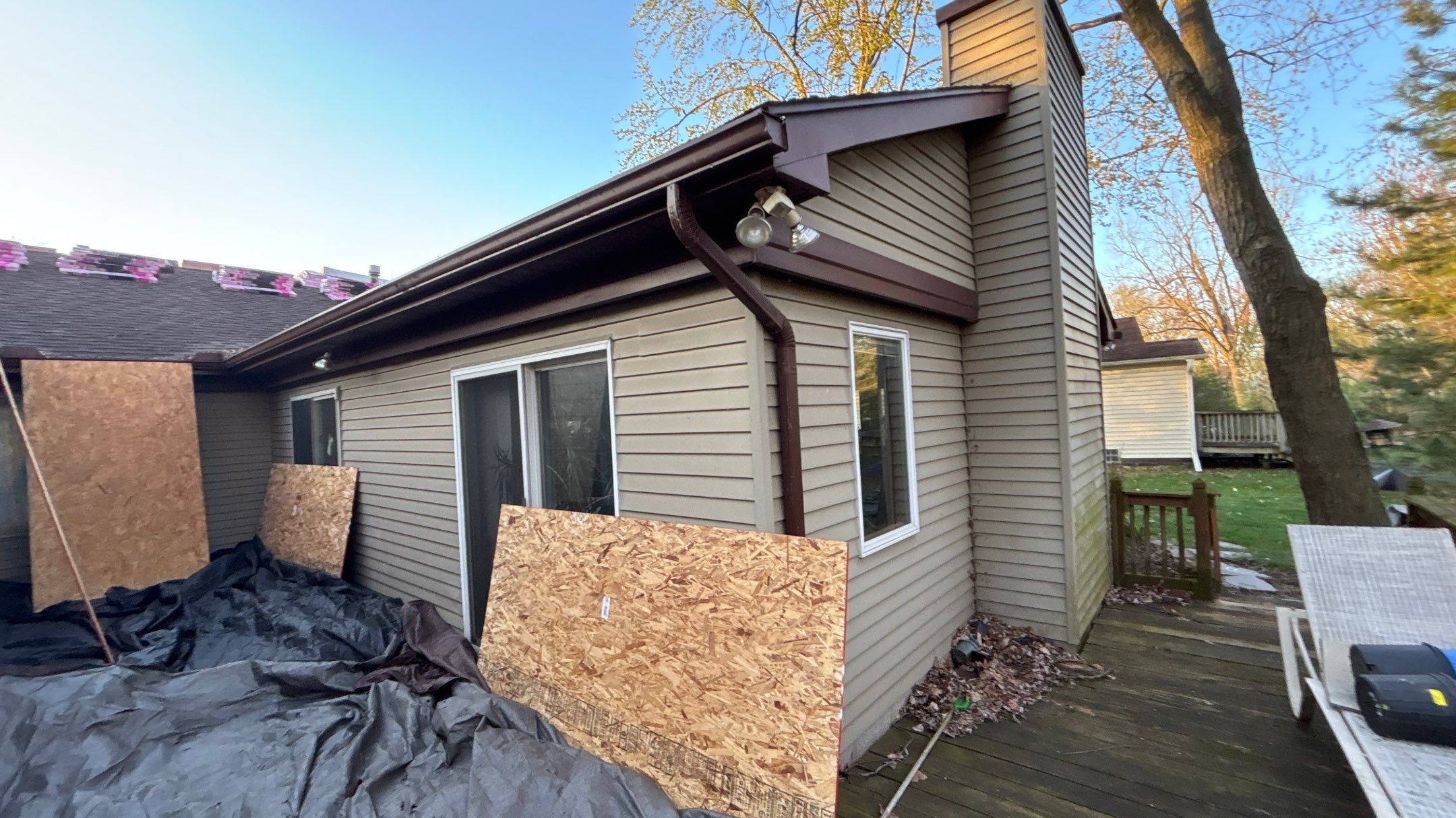 Roof Replacement using Owens Corning Driftwood by 180 Contractors