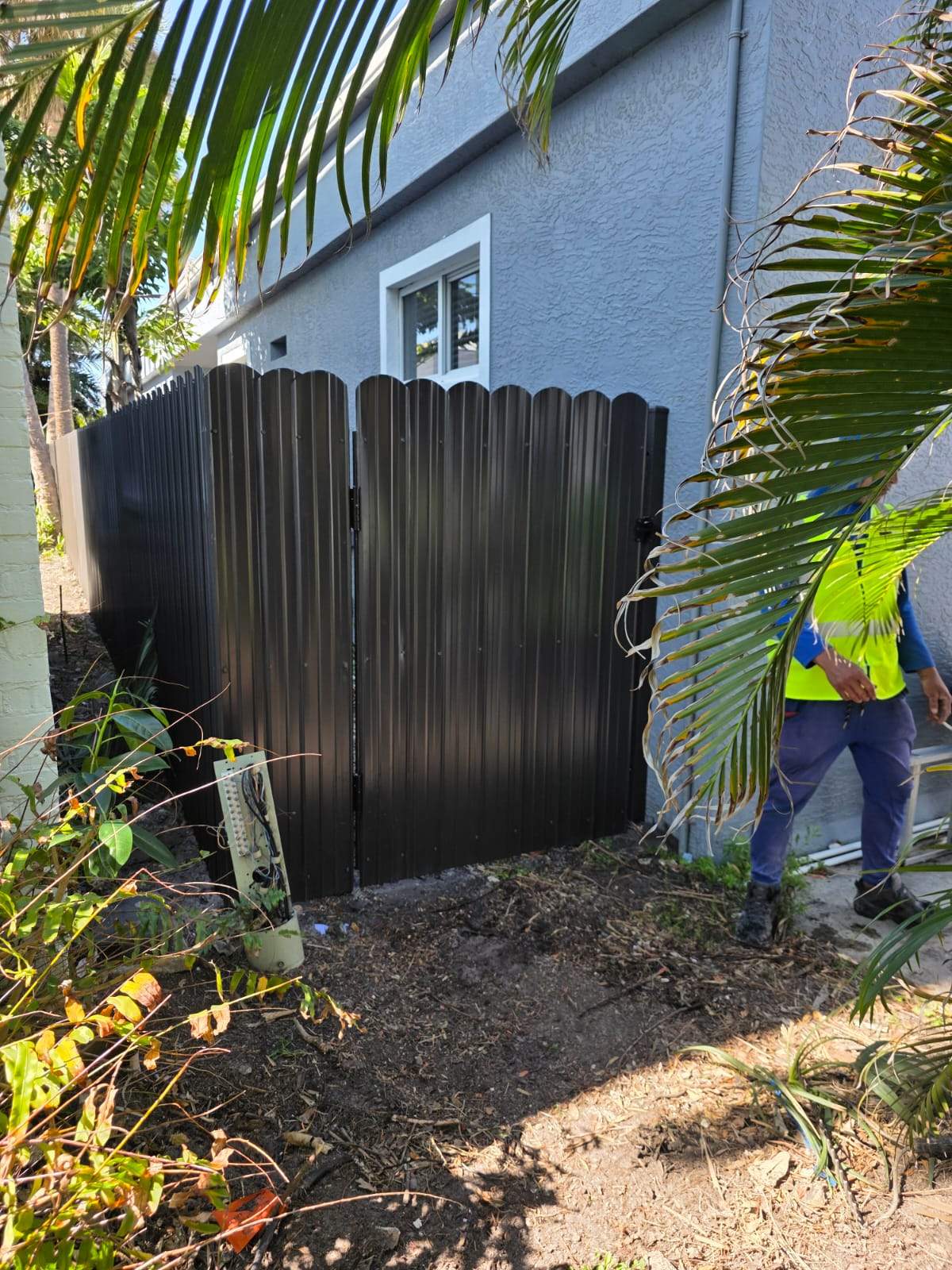 Metal Fence for Illusions Salon & Spa in Punta Gorda by True Fence LLC