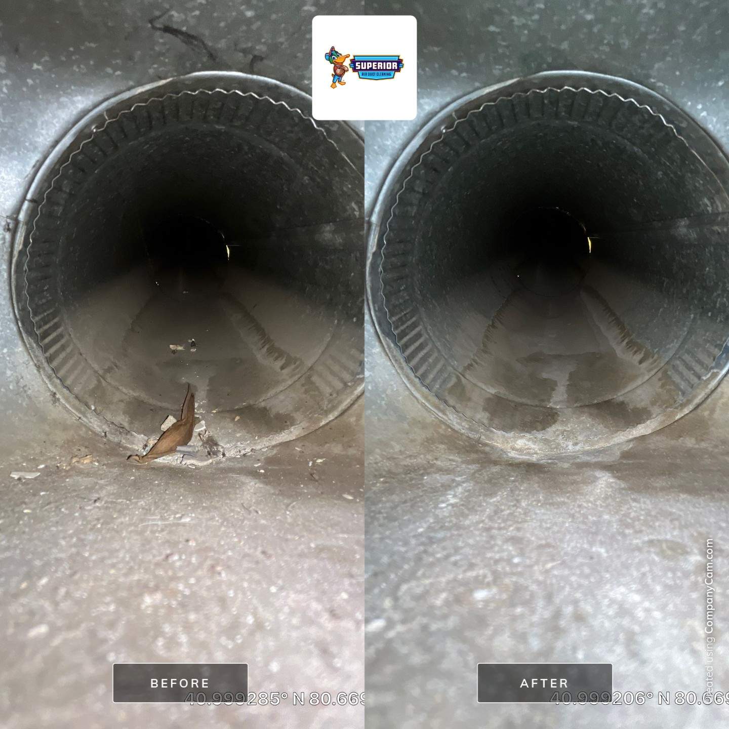 Air Duct Cleaning With a Vacuum Truck in Youngstown, OH by Superior Air Duct Cleaning