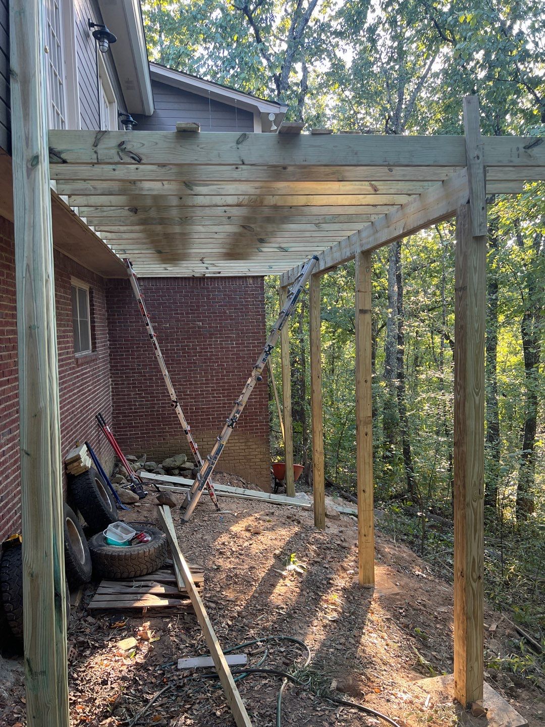 Russet Woods - Deck by Pillar and Pine