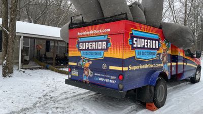Air Duct Cleaning With a Vacuum Truck in Rochester, PA