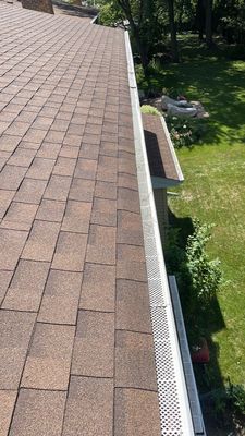 Turtle Shell gutter protection installation in Naperville, IL 60540, photograph 25