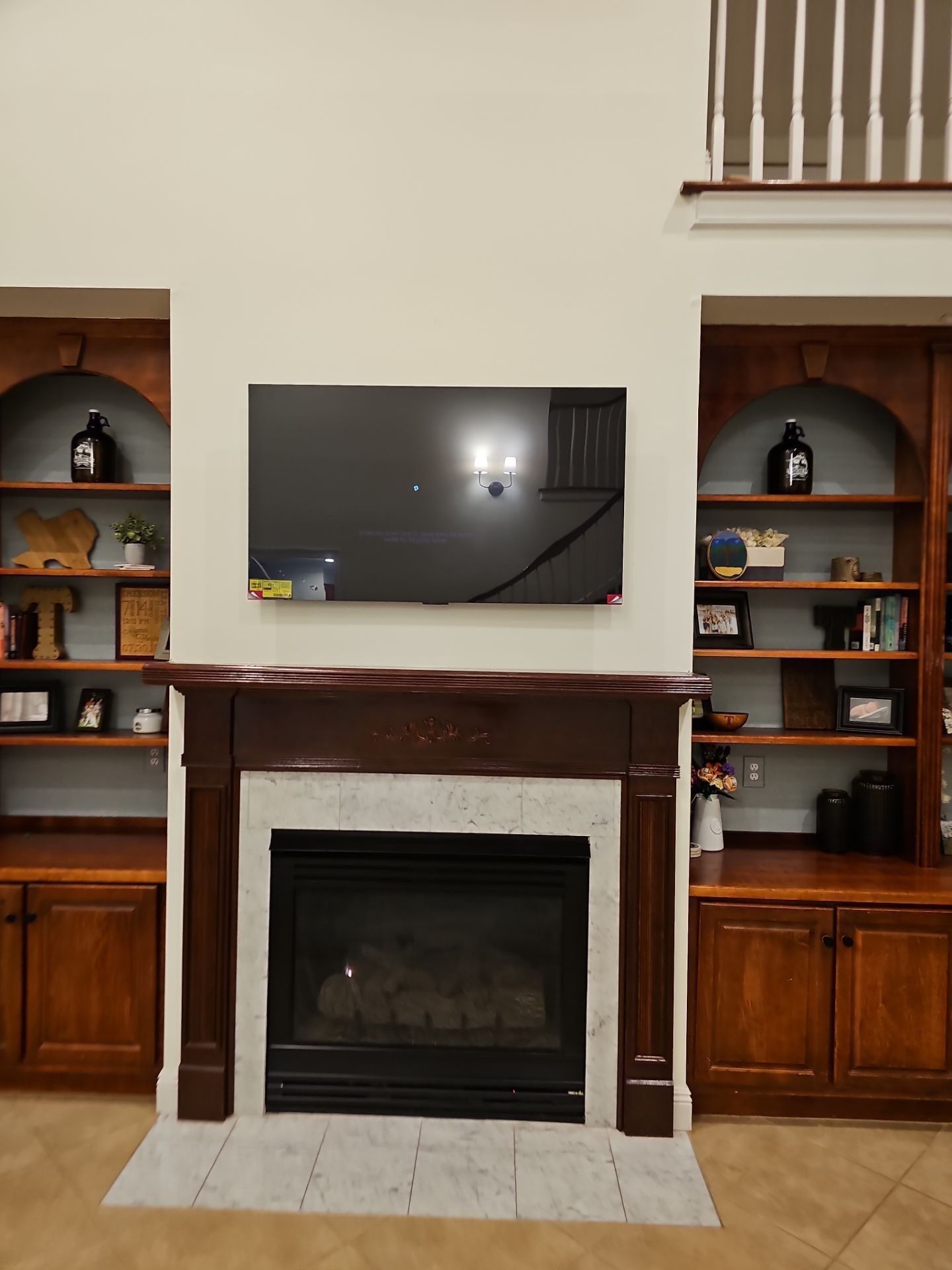 Fireplace TV Mounting Projects by Hangman Mounting & Installation 