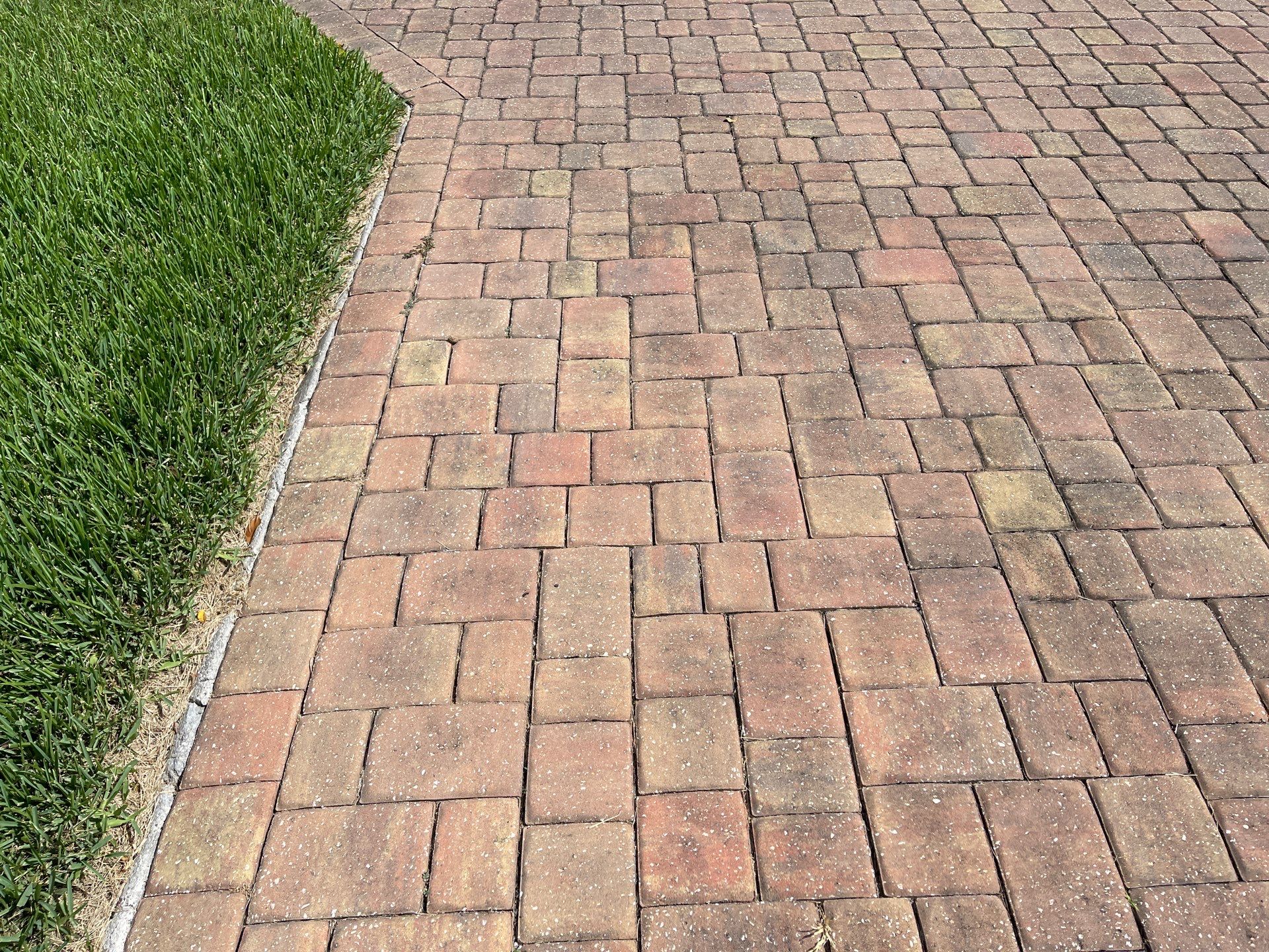 Paver Driveway using Concrete Sealant by DuraSeal