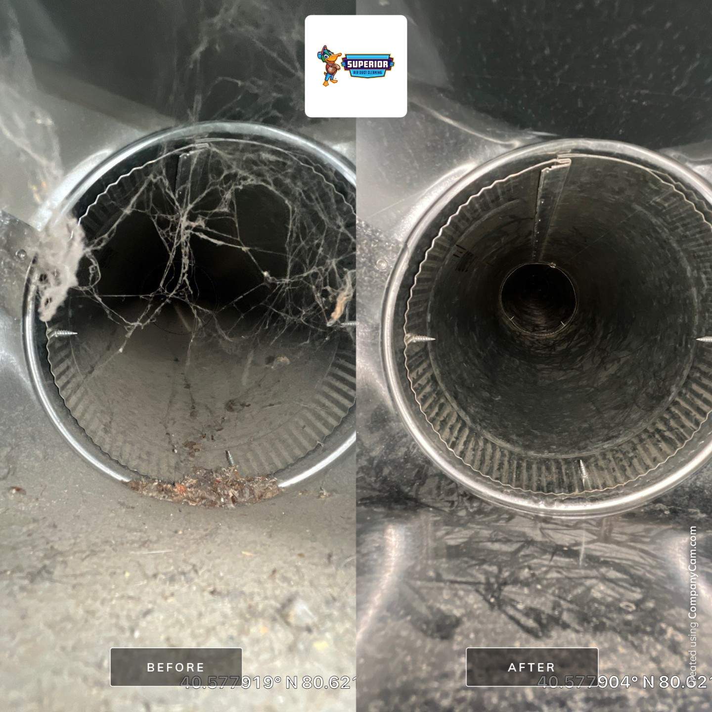 Air Duct Cleaning With a Vacuum Truck in New Cumberland, WV by Superior Air Duct Cleaning