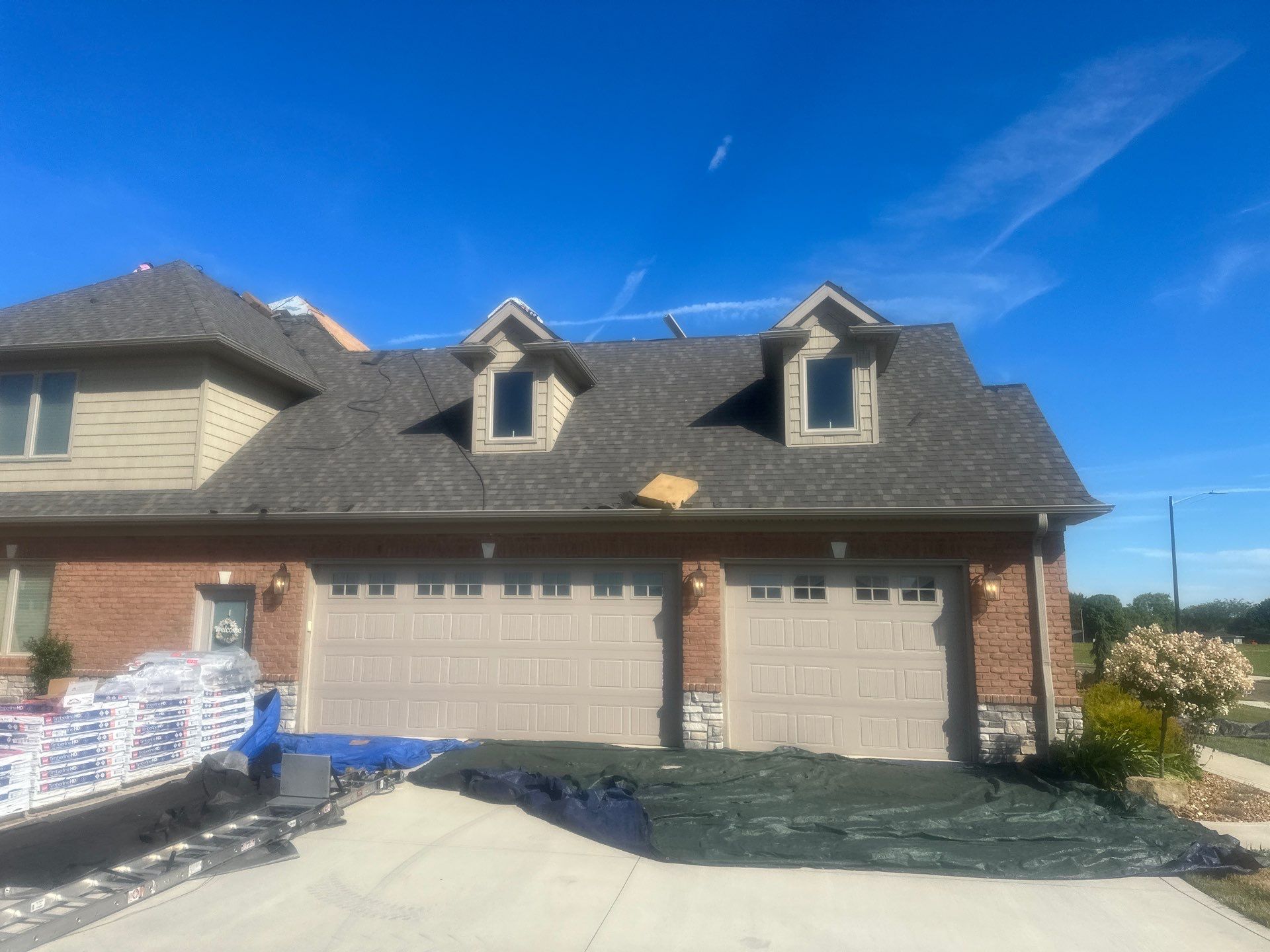 Residential Roofing Installation using GAF Timberline HDZ Appalachian Sky by Nitro Roofing and Construction