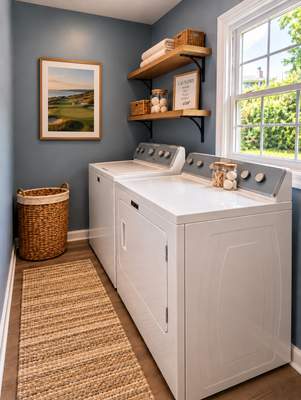 Modern Kitchen & Laundry Room Remodel with Fresh, Functional Finishes