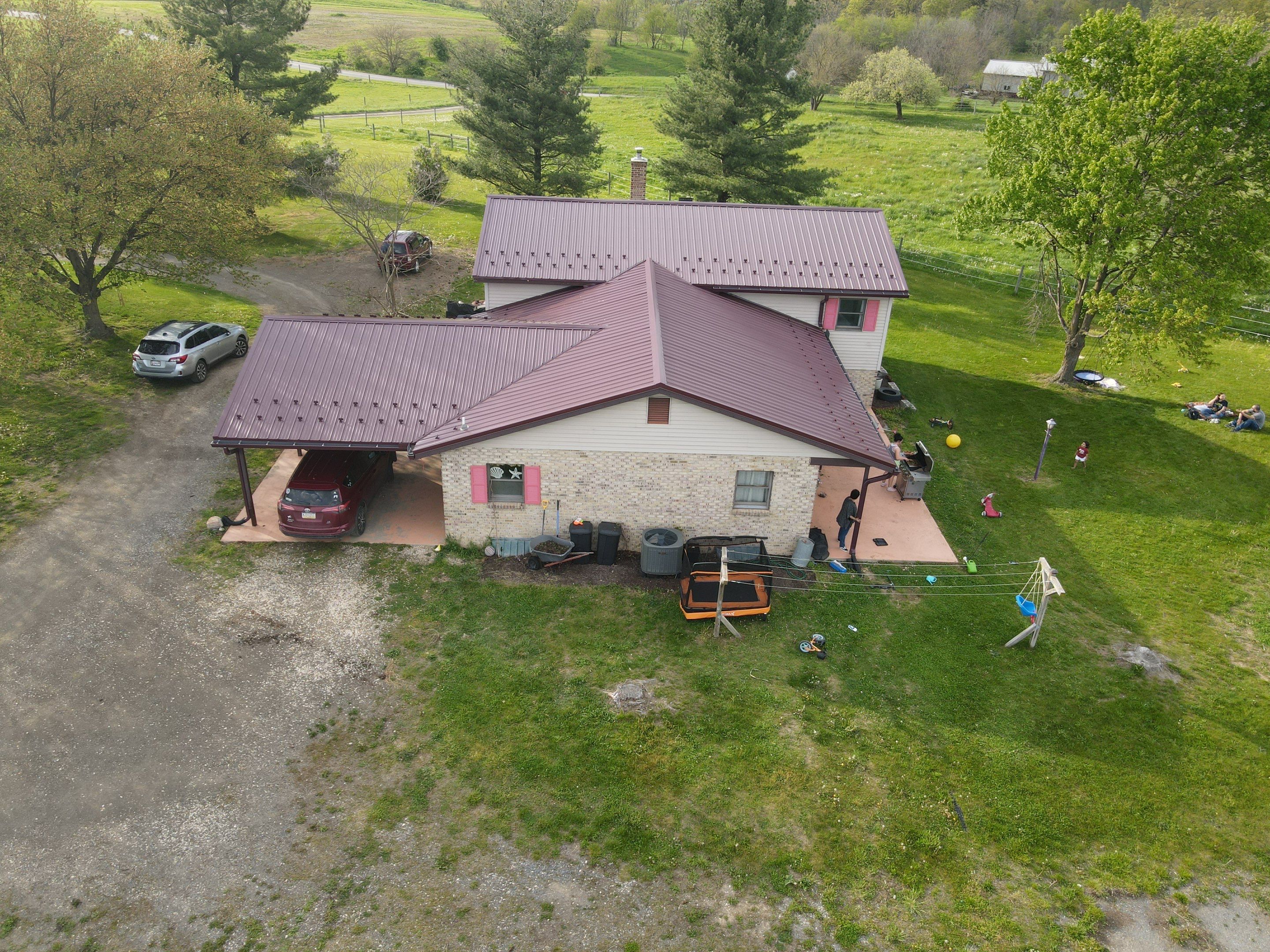 Metal Roof Installation using Everlast Azm panel w/ colourbond process by Teflon Roofing