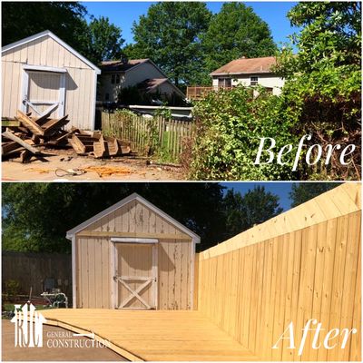 Fence Replacement using Pressure Treated Lumber