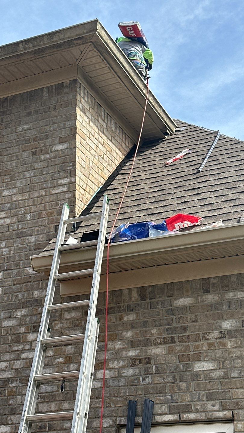 Residential Roofing Installation using Gaf Timberline HDZ Weathered Wood by Undersun Roofing 