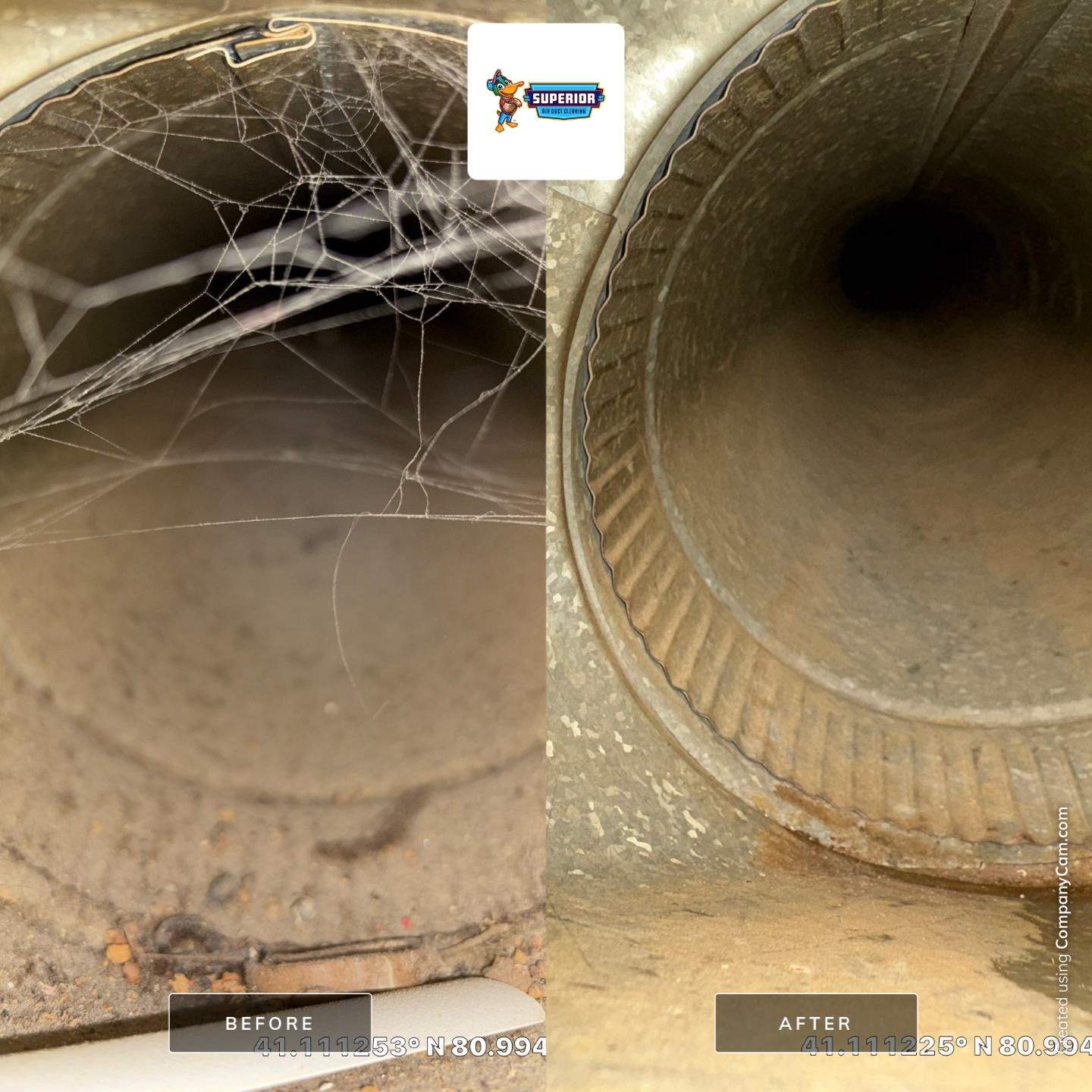 Air Duct Cleaning With a Vacuum Truck in Lake Milton, OH by Superior Air Duct Cleaning