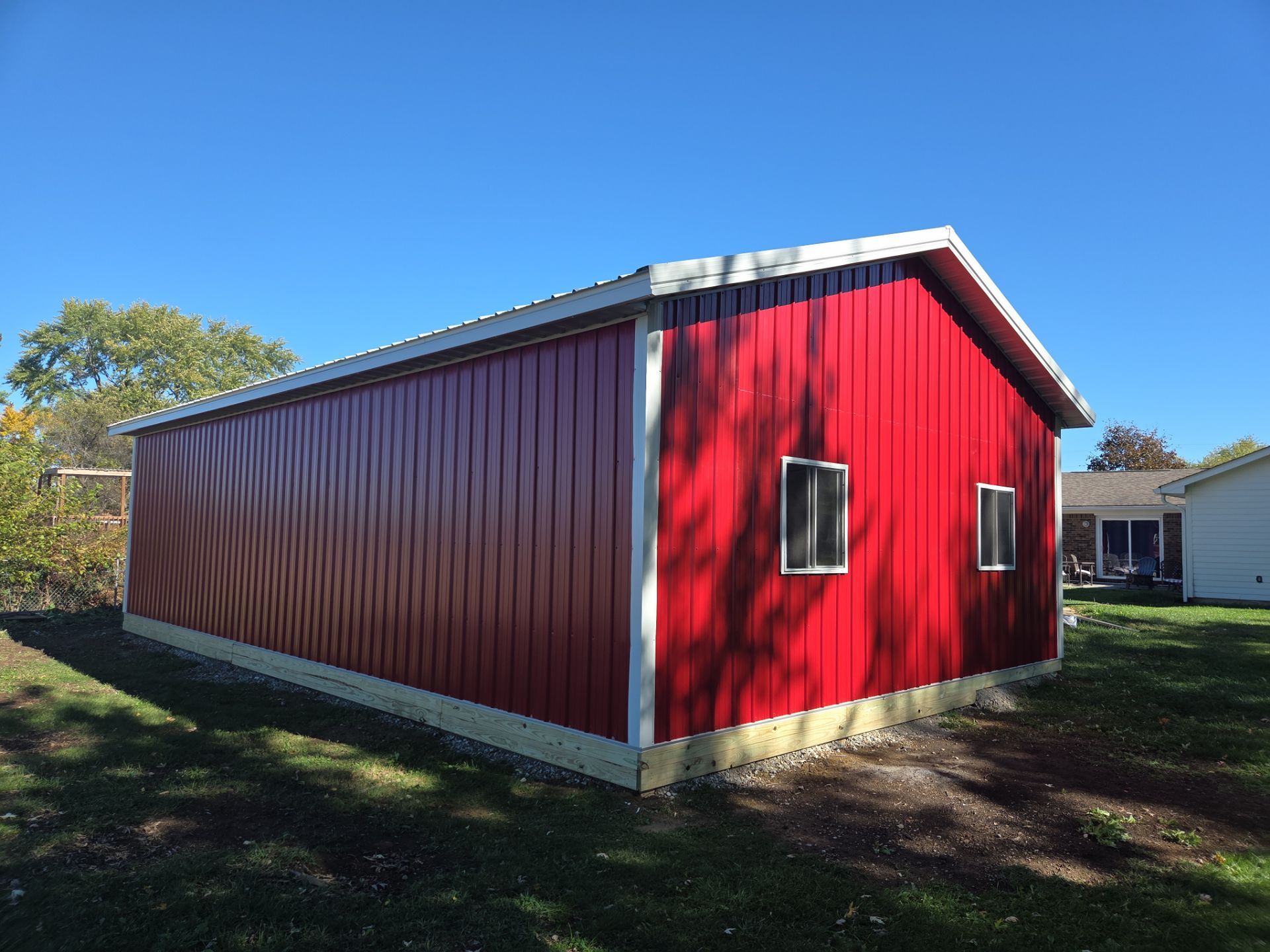 24'x40'x10' Pole Barn by The Barn Builders