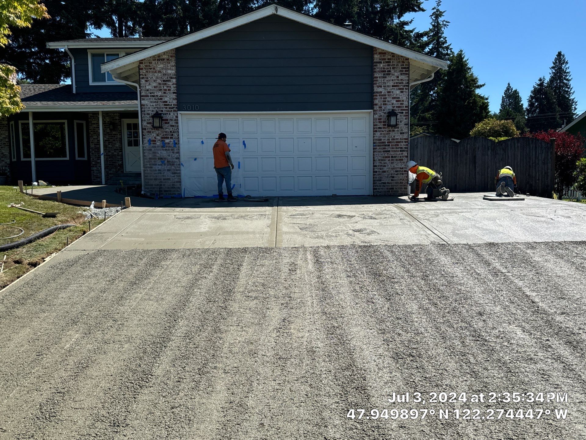 Jacob | Concrete Driveway  by Jireh Asphalt & Concrete Inc 