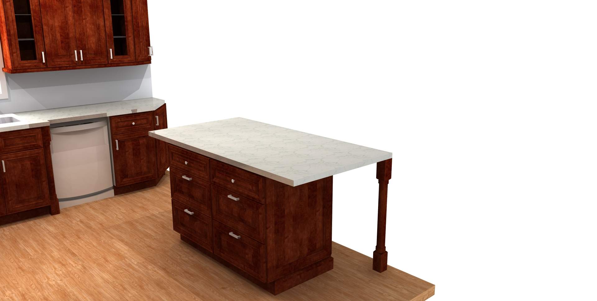 Kitchen Remodel using Cabinets by Home Concepts Construction