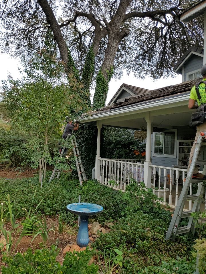 Gutter Installation using Englert LeafGuard Gutters by Byers Enterprises 
