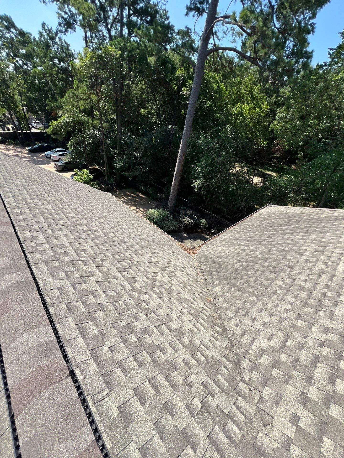 Hail Damage using Metal by Roof Repair Company