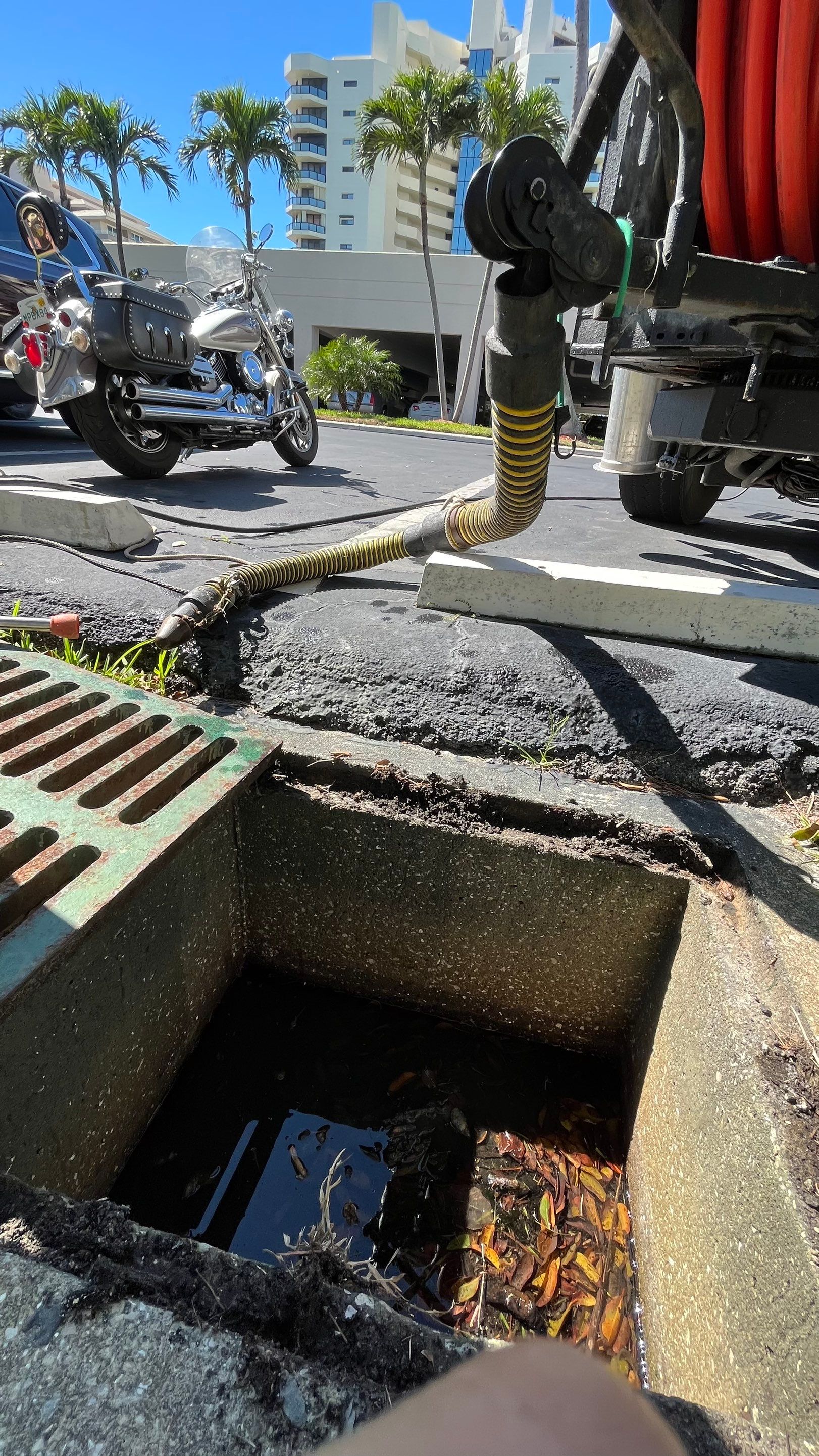 Condo Storm Water System Cleaning and Maintenance by APS Power & Water