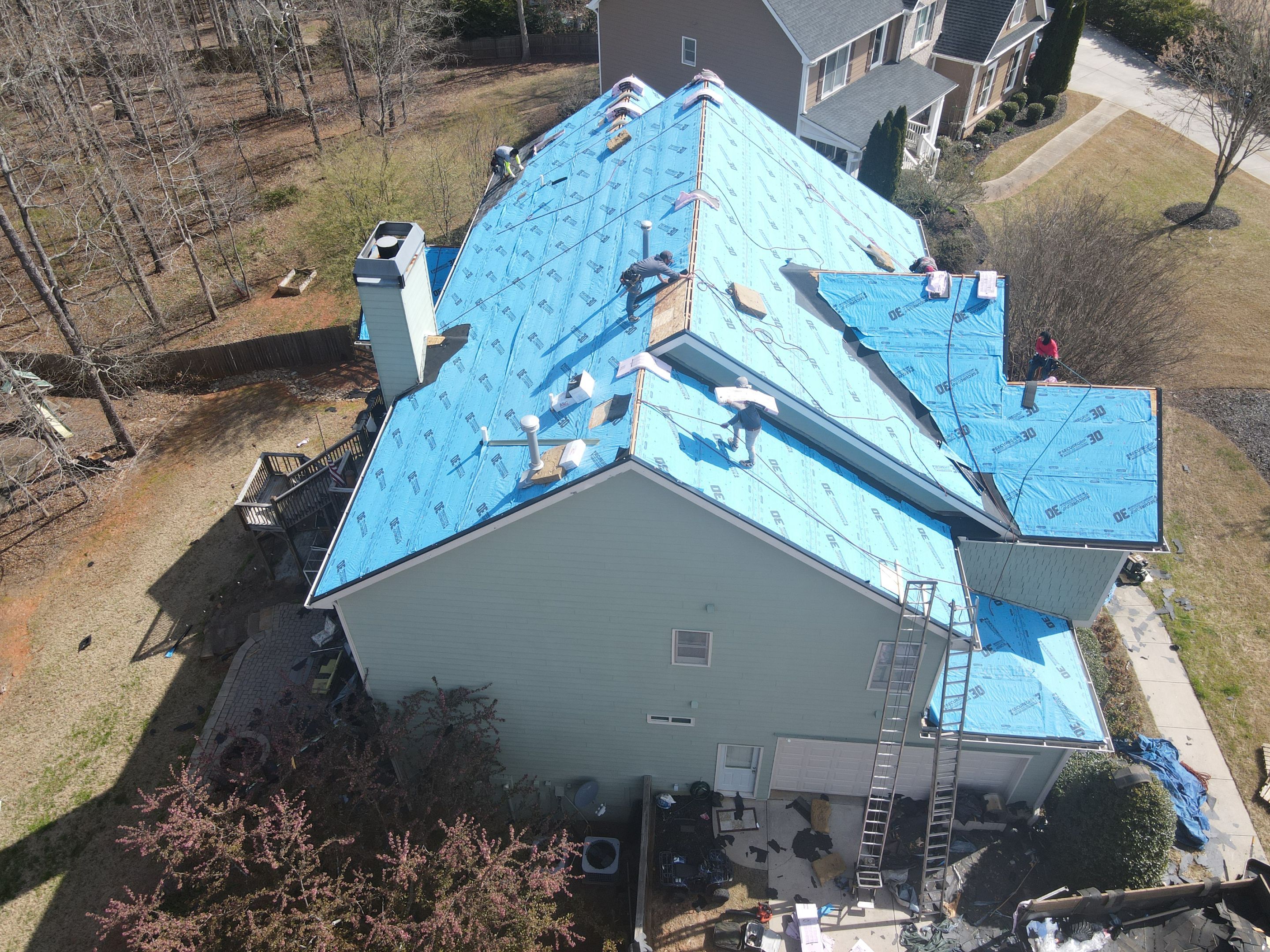 Commercial Roofing Installation using Owens Corning by Inspector Roofing and Restoration