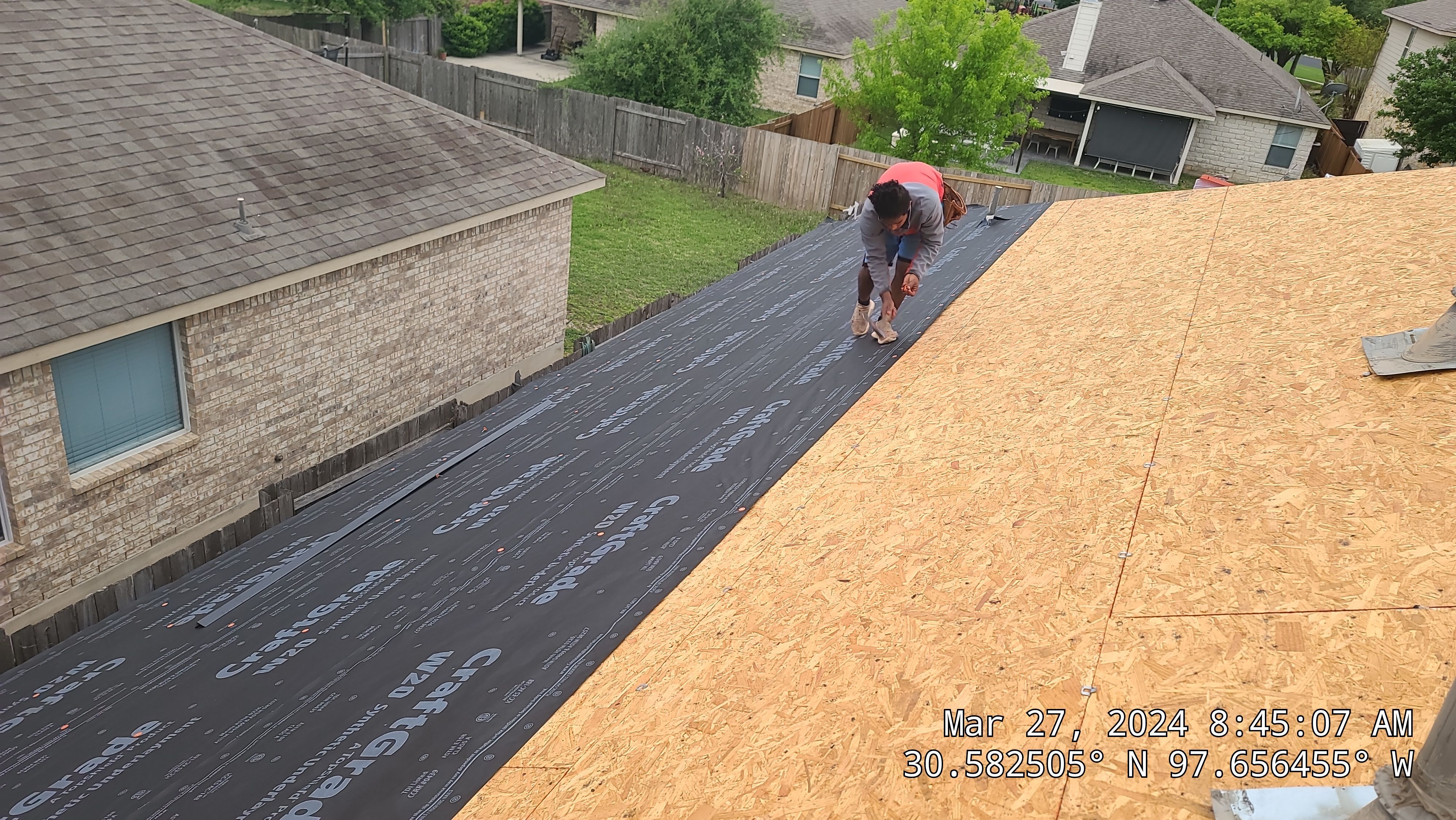 Complete Roofing Replacement and Hail Damage Restoration in Round Rock by Caliber Restoration LLC
