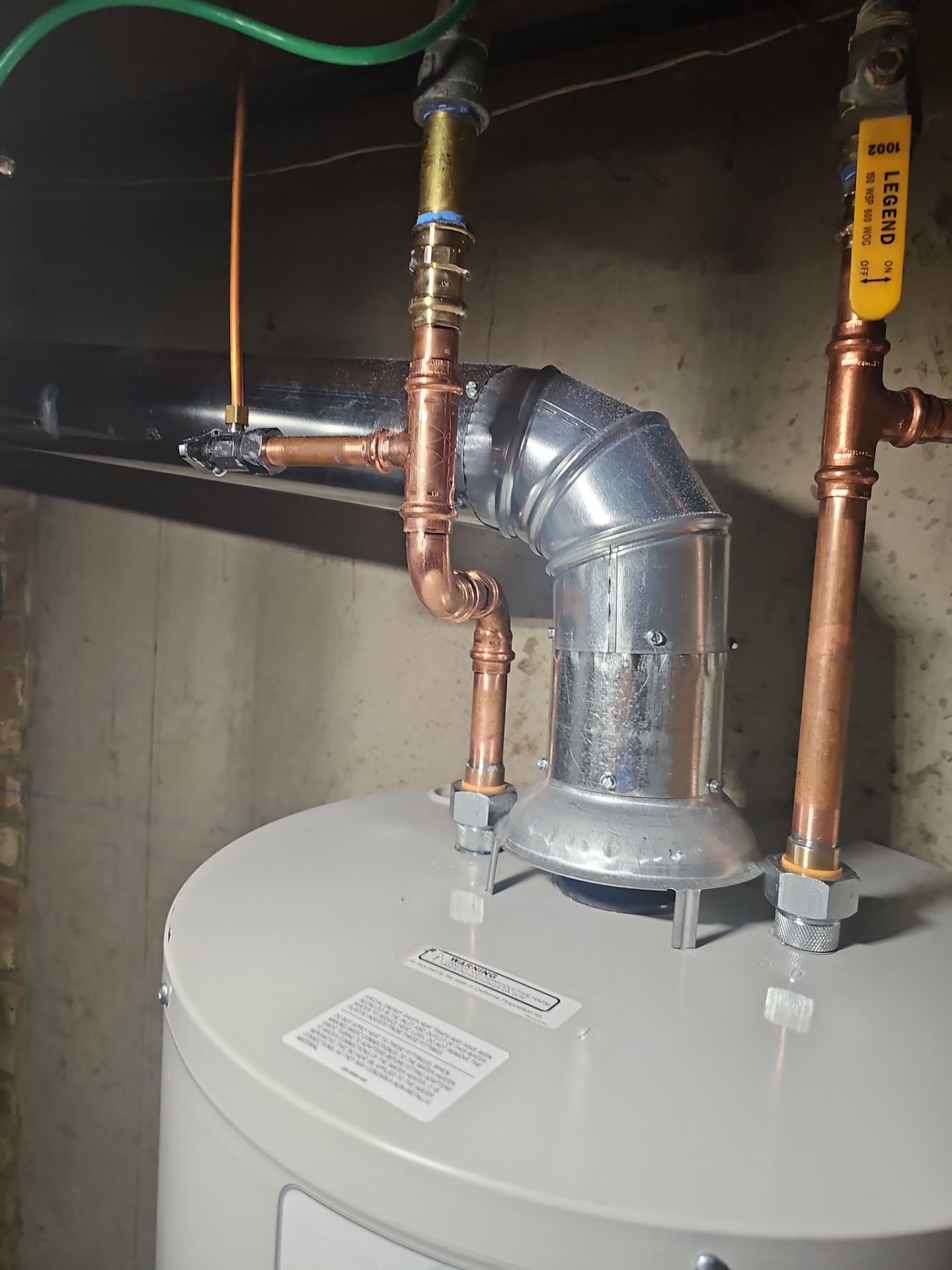 Bradford White Water Heater Installation by GSHA Services LTD