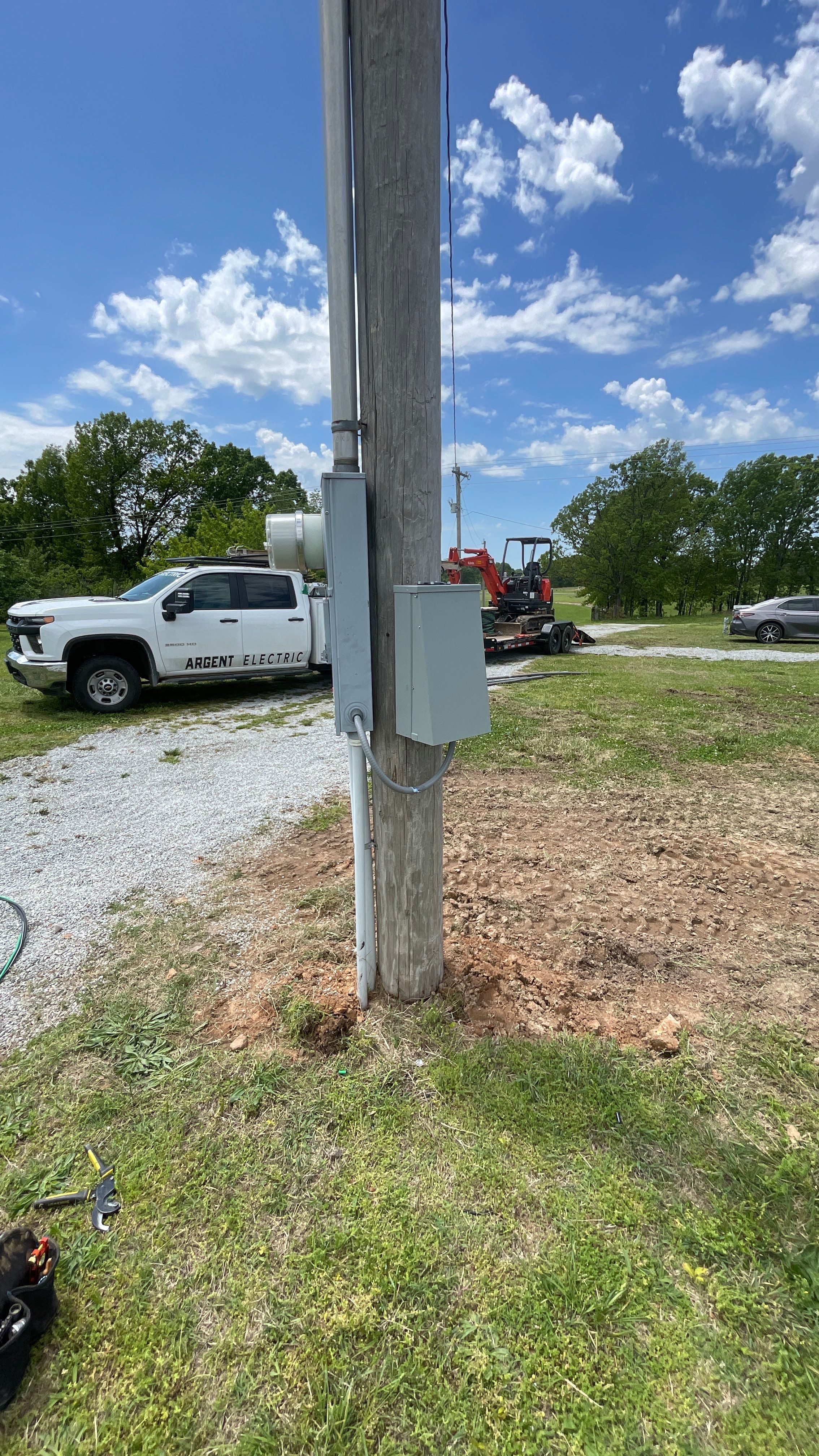 NEW SERVICE TO GARAGE by Argent Electric LLC
