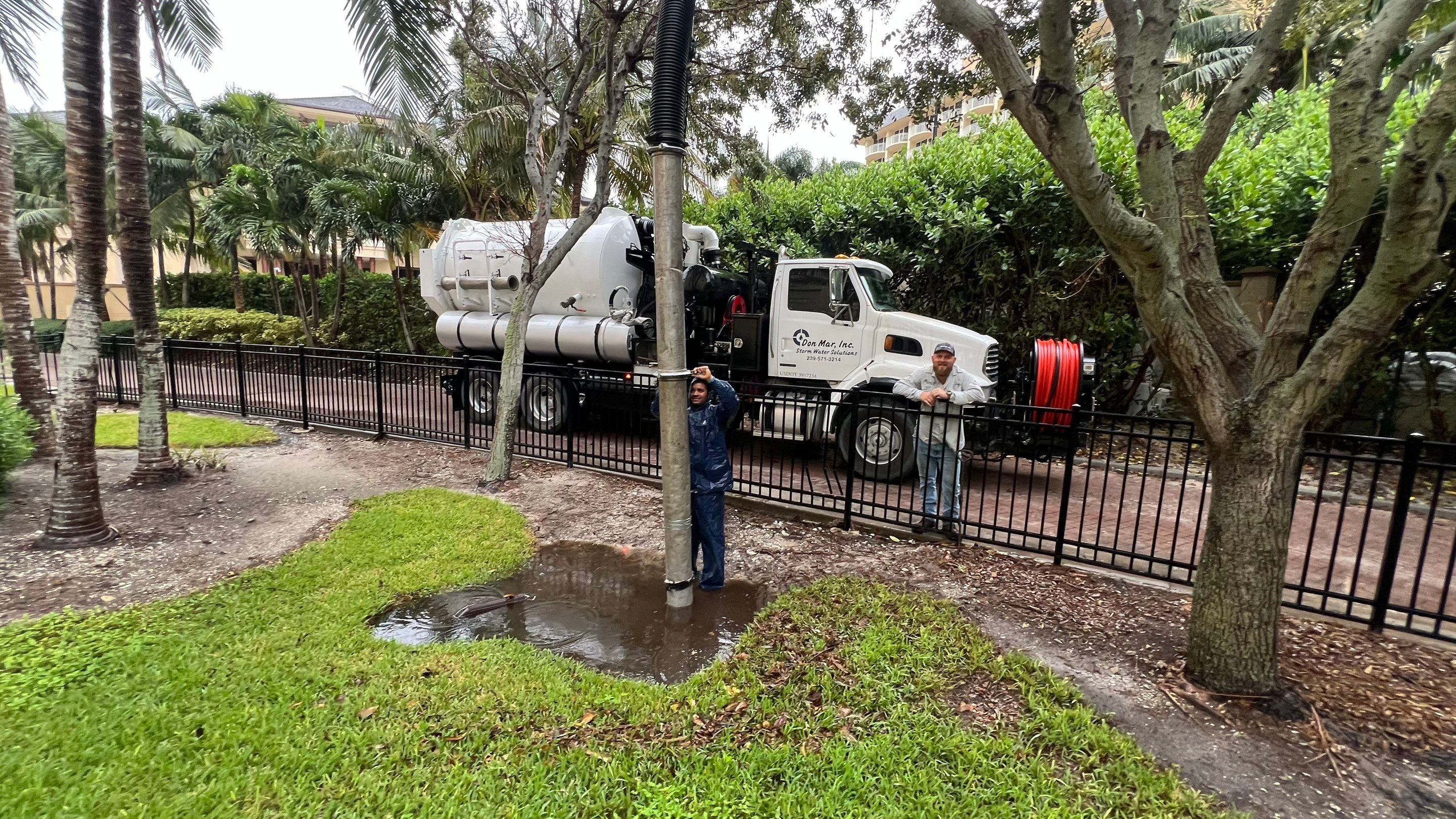 Marco Island Condo Stormwater System Maintenance by Don Mar, Inc. Storm Water Solutions