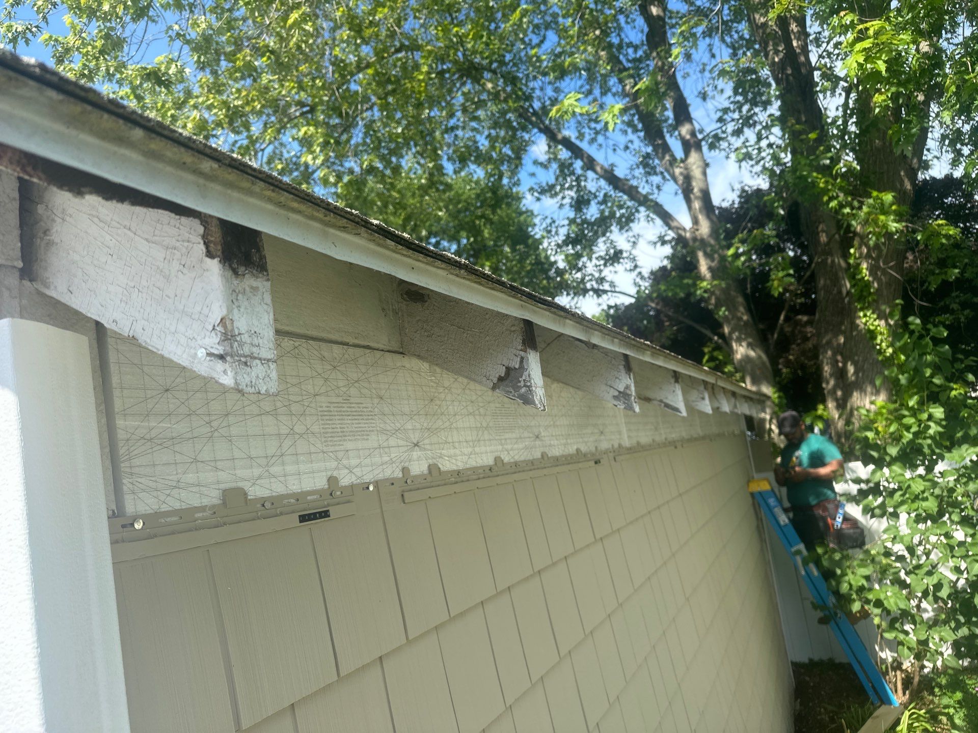 Siding Installation using CertainTeed Mainstreet Vinyl Siding - Savannah Wicker by A Plus Exterior