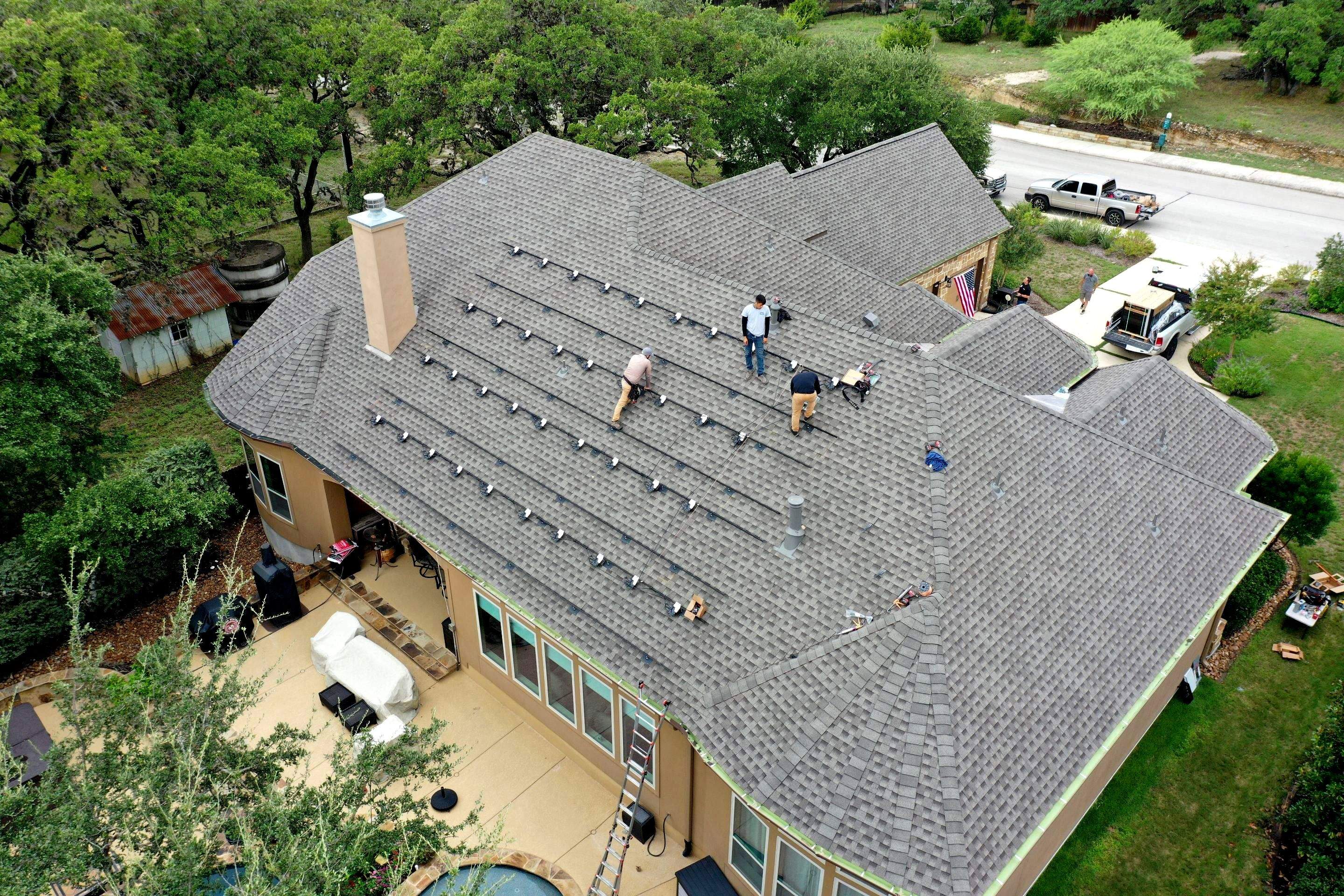 Residential Roof Replacement using GAF Timberline HDZ Architectual Shingles by Premier Roofing and Contracting