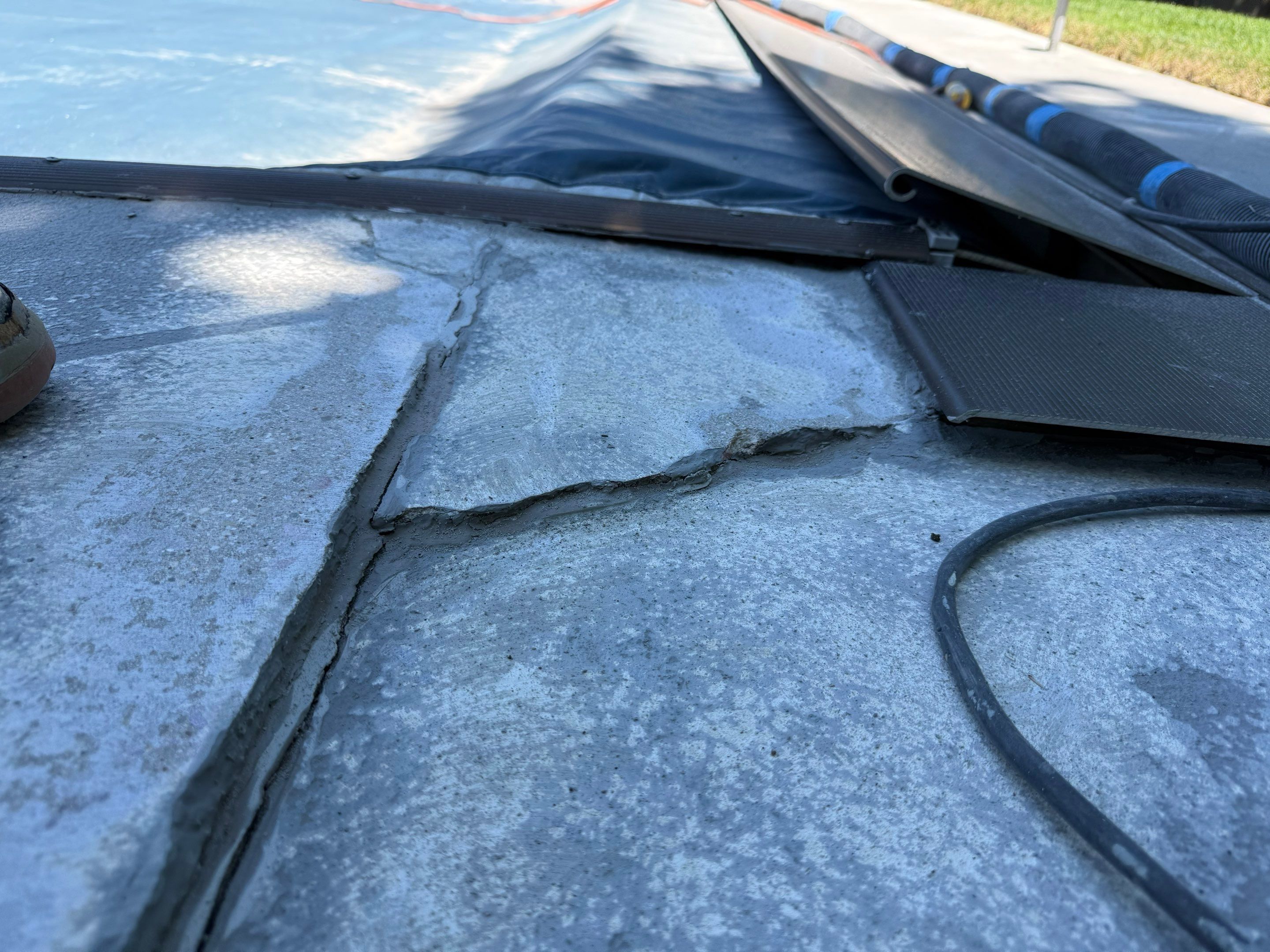 Residential Pool Deck Resurfacing in Sioux Falls by Select Painting, Coatings & Garage Cabinets