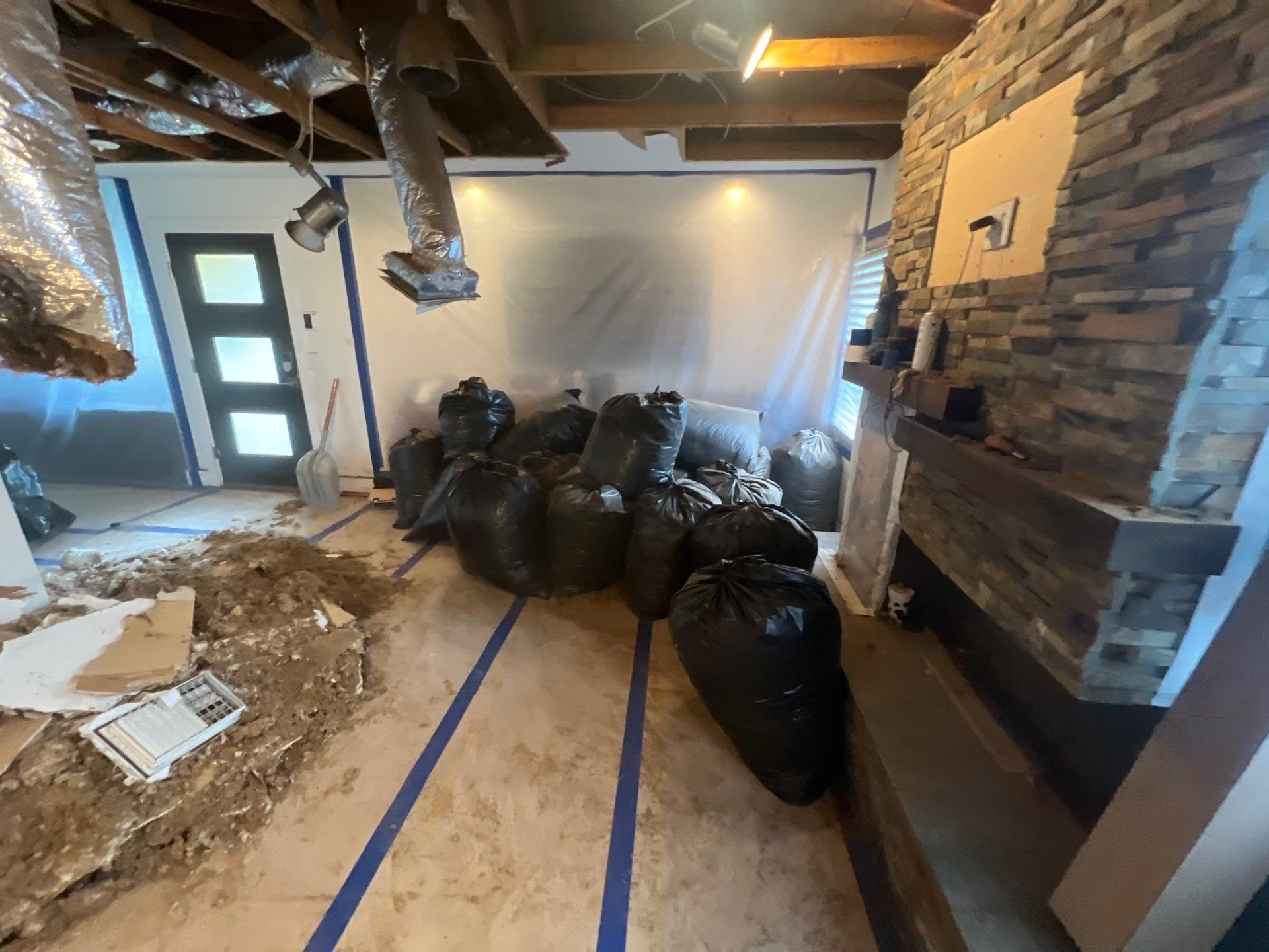 Windstorm Damage & Multi-Room Water Mitigation in St. Petersburg by Right On Time Restoration