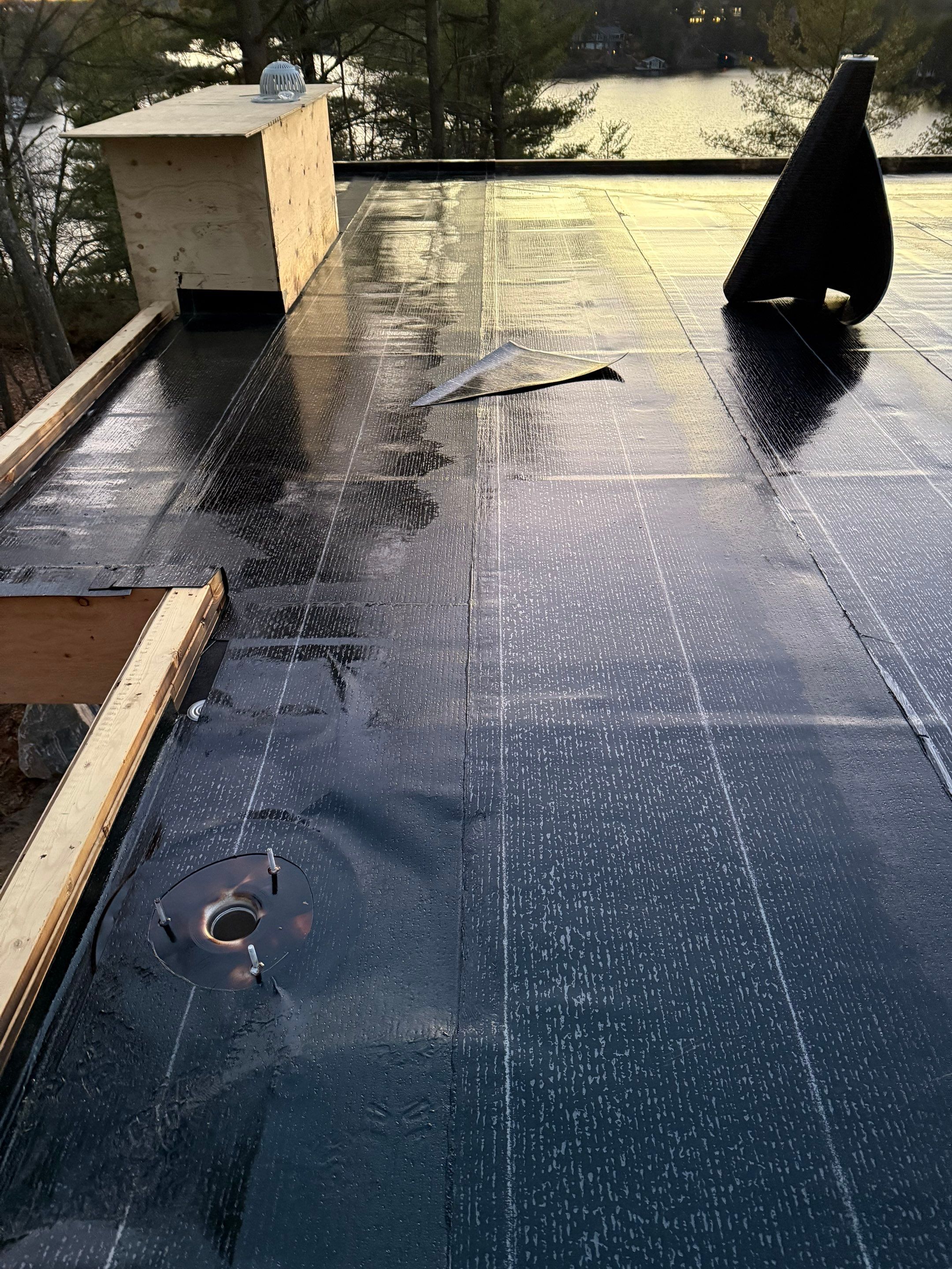 New Home Construction using 16" Standing Seam Panels by Jay Carter Roofing & Sheet Metal