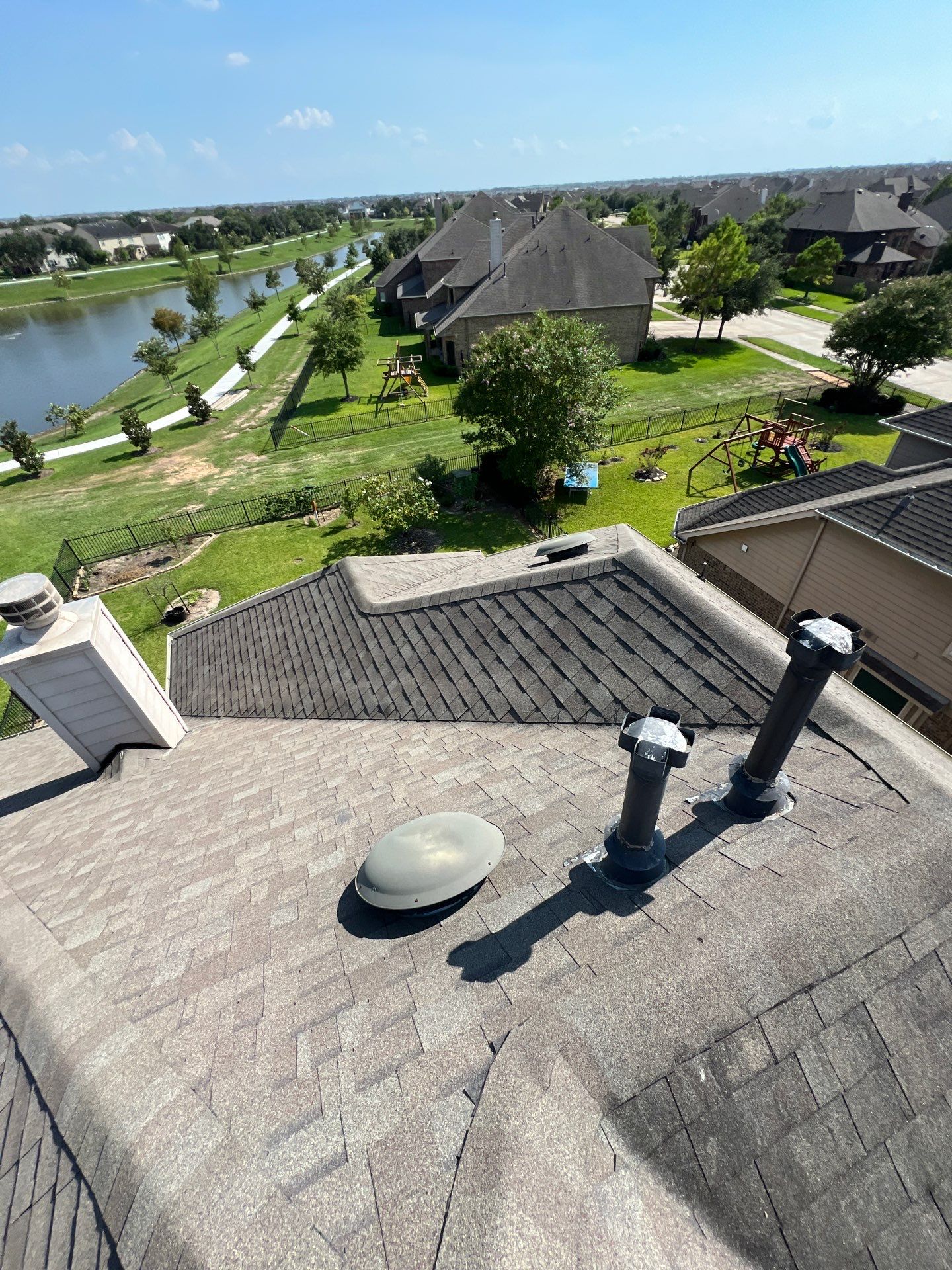 Hail Damage using Owen's Corning Duration (Lifetime) Shingles by Roof Repair Services LLC