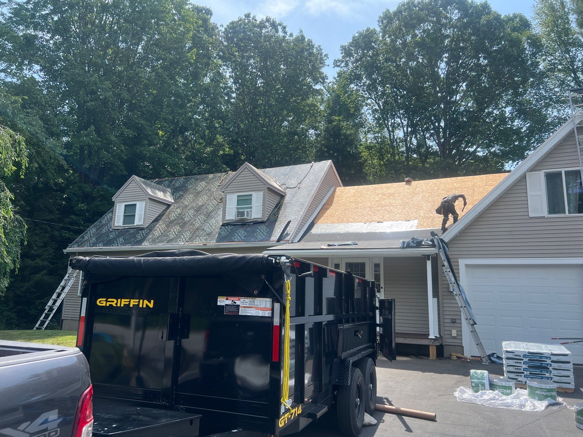 IKO Roof Installation in Pembroke, NH by Tall pine roofing