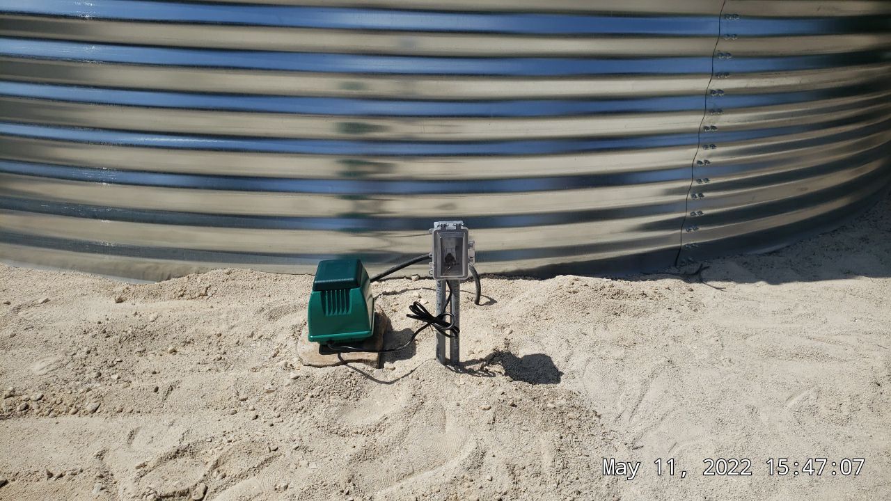 Mountain top water security. by Hill Country Rain Water