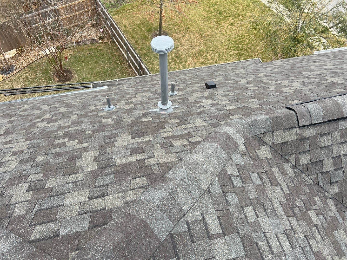 Roof replaced due to age by Oakwood Roofing and Construction, LLC